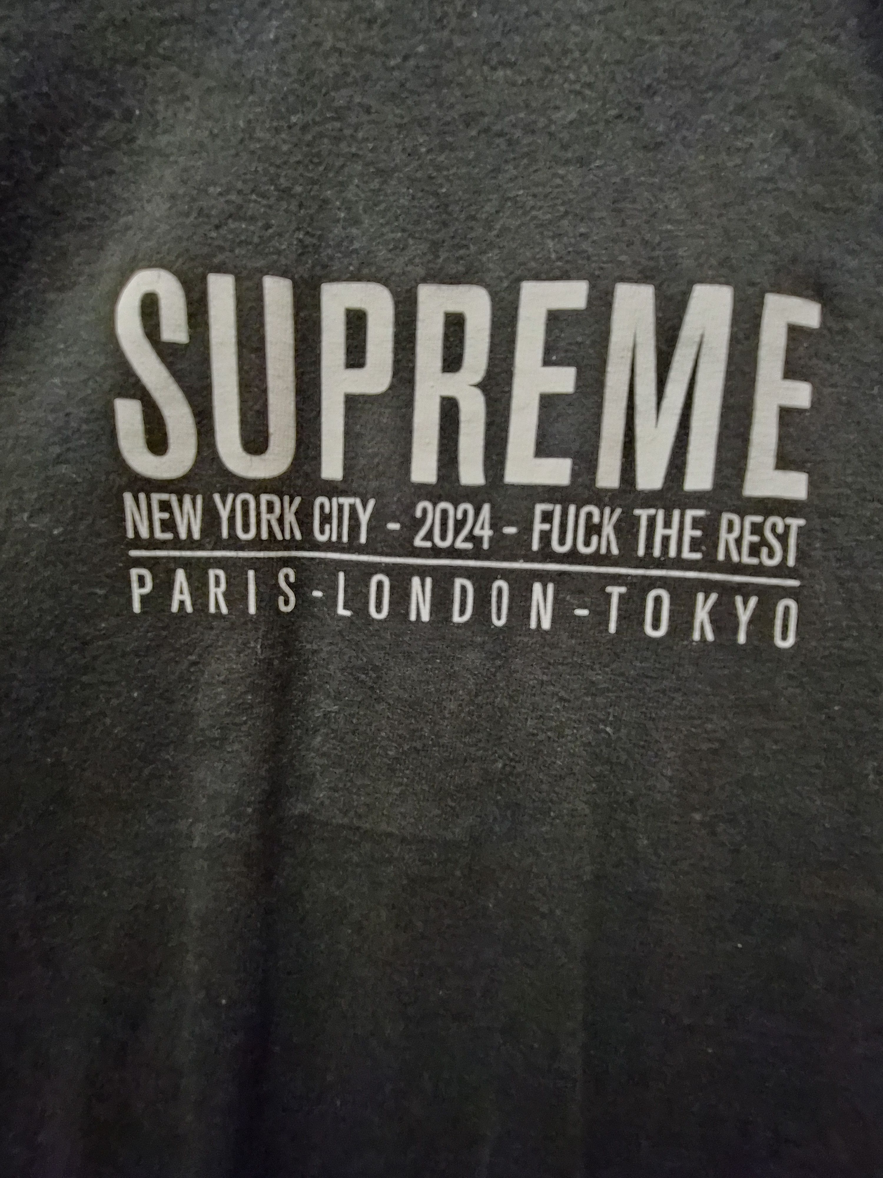 Supreme Supreme Fuck the rest cities tee Size US M / EU 48-50 / 2 - 2 Thumbnail