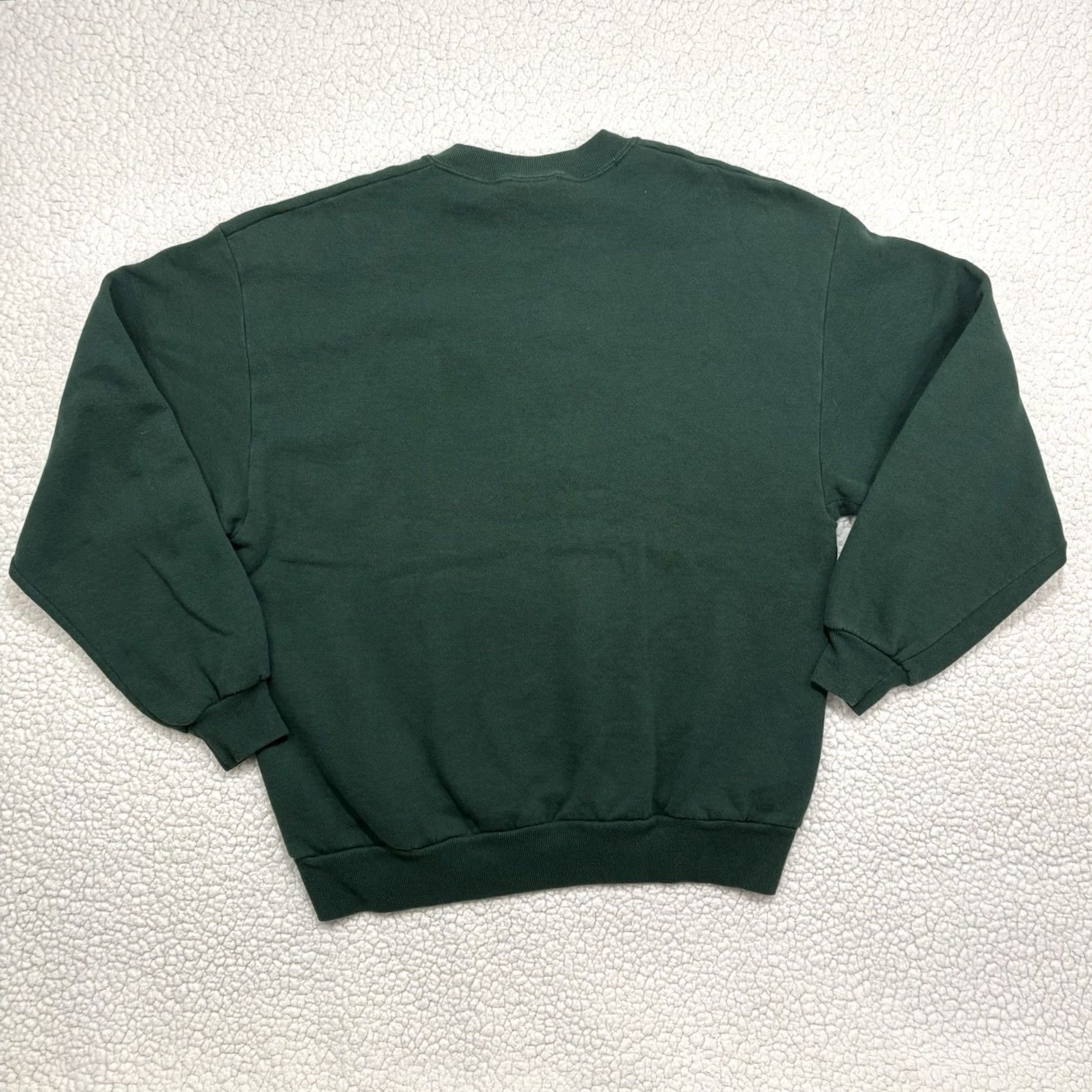 Jerzees VINTAGE Jerzees Christmas Angel Crewneck Sweatshirt Womens L Embroidered Green Gold Size L / US 10 / IT 46 - 3 Thumbnail