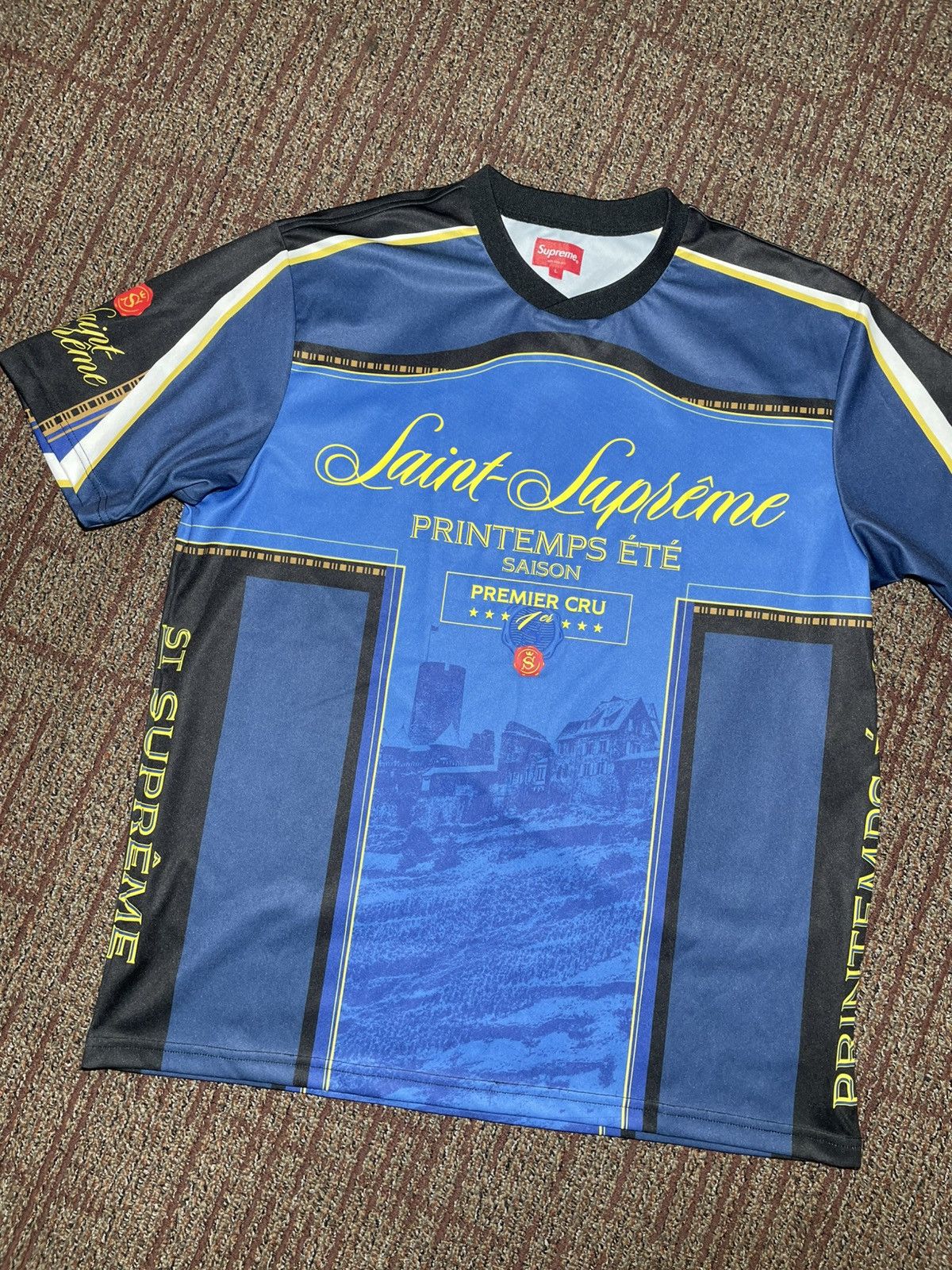 Supreme Supreme Jacquard Soccer Jersey | Grailed