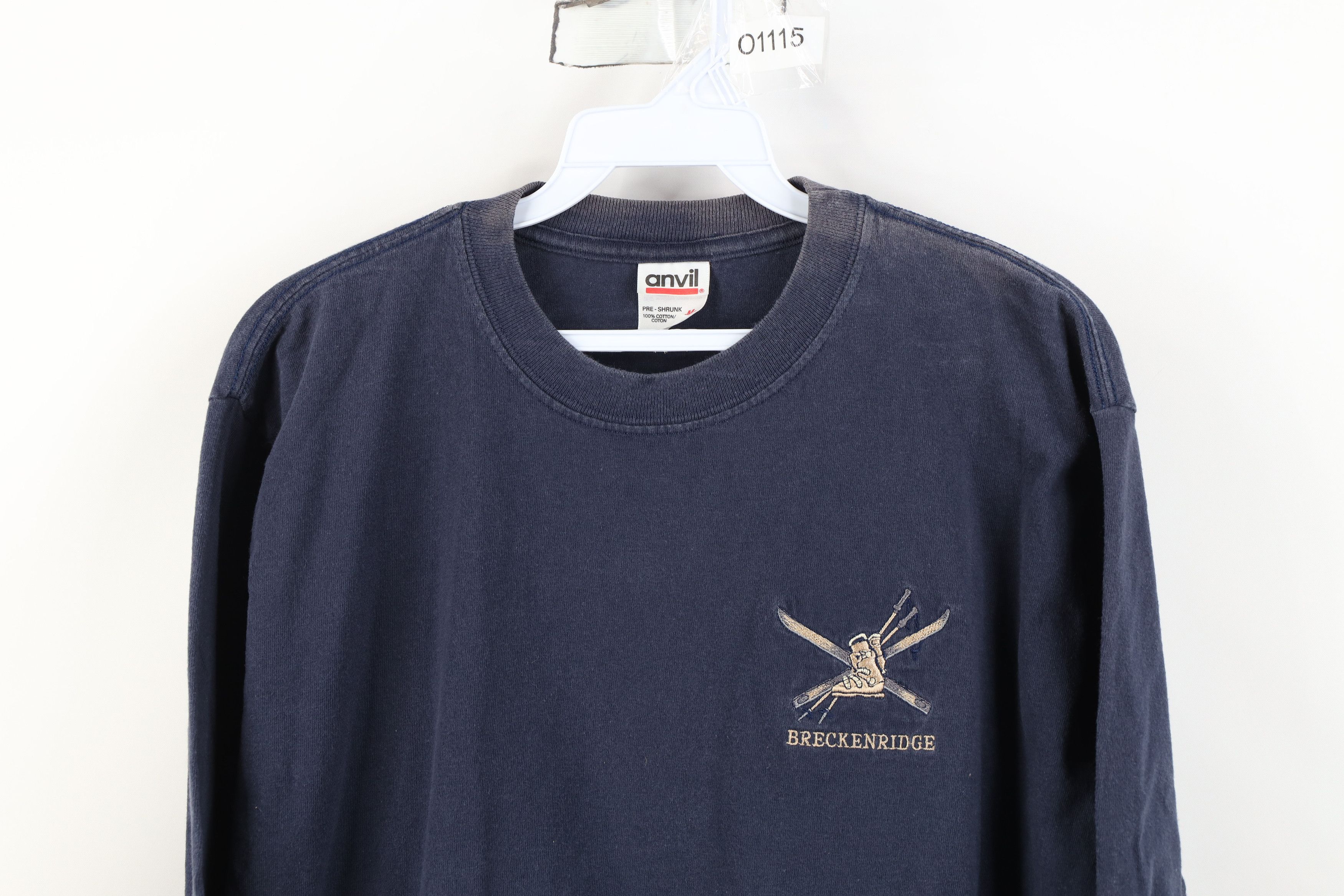 Vintage Vintage 90s Y2K Ski Skiing Breckenridge Long Sleeve T-Shirt Size US M / EU 48-50 / 2 - 2 Thumbnail
