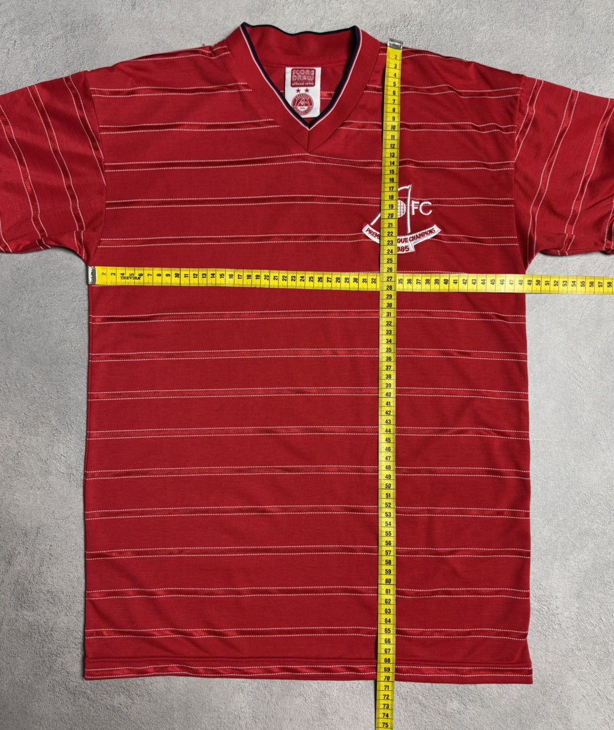 Vintage Aberdeen 1984 1986 Home Football Shirt Soccer Jersey Retro Size US S / EU 44-46 / 1 - 11 Thumbnail