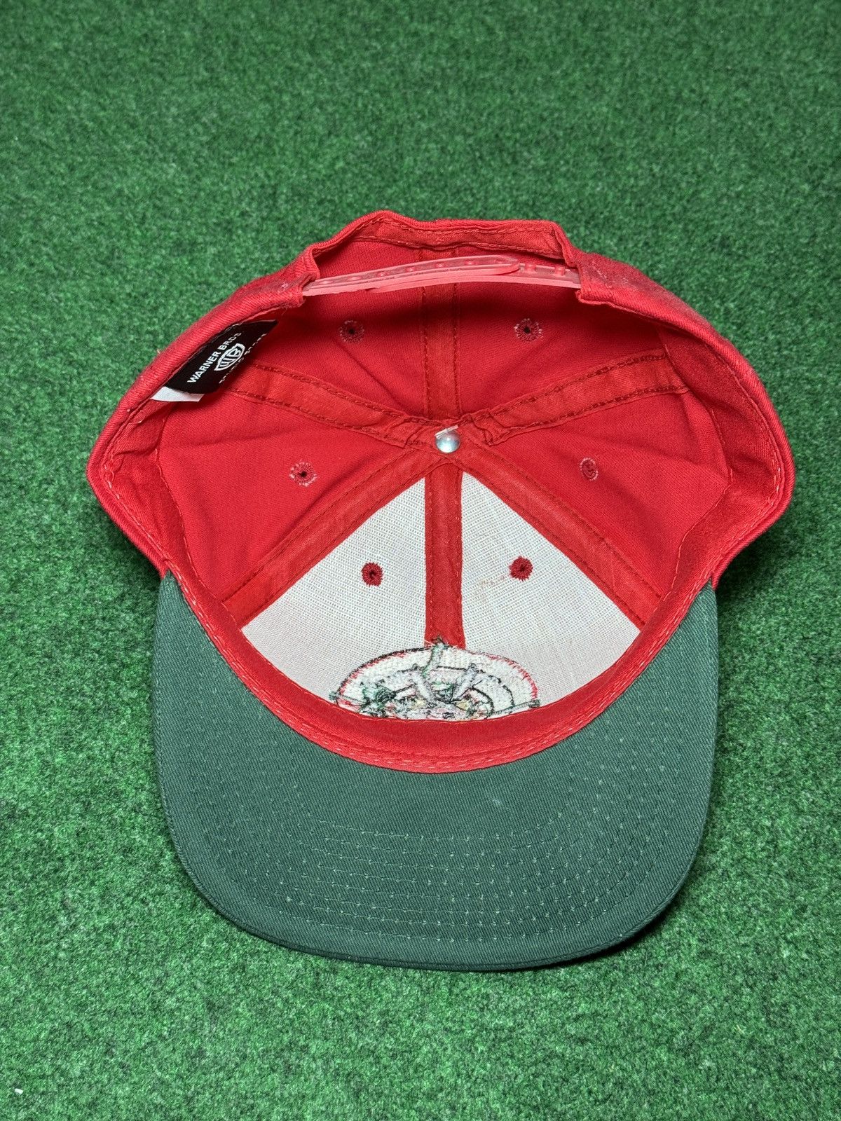 Warner Bros Vintage Warner Bros Looney Tunes Bugs Bunny 90s Cap Hat Size ONE SIZE - 6 Thumbnail