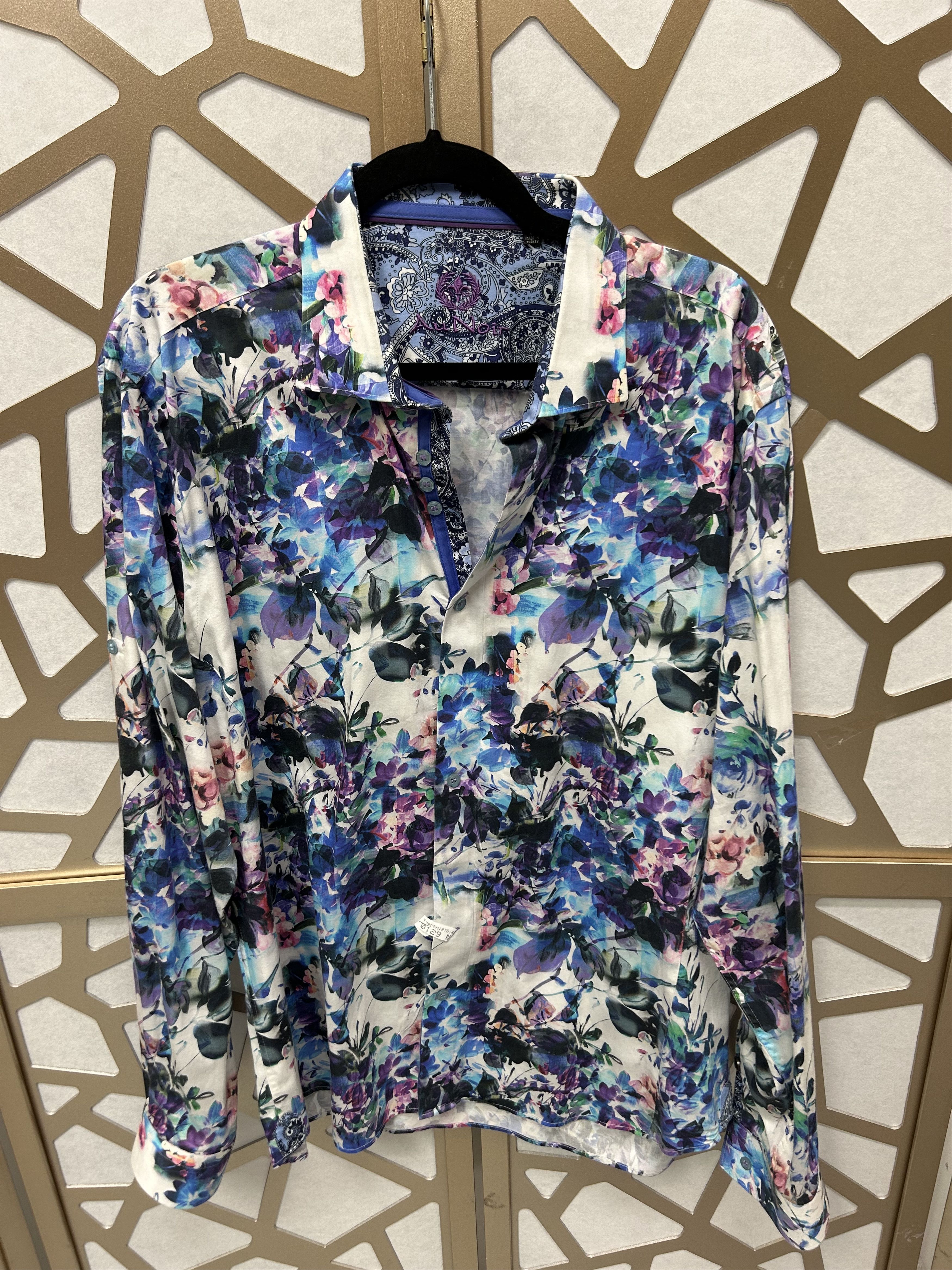Au Noir Colorful LS dress shirt Size US M / EU 48-50 / 2 - 1 Thumbnail