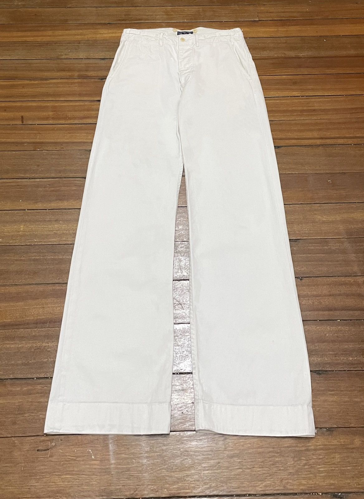 Polo Ralph Lauren × Vintage Rare Design Vintage Brand Double RL USN Pants 1990s Size US 32 / EU 48 - 1 Thumbnail