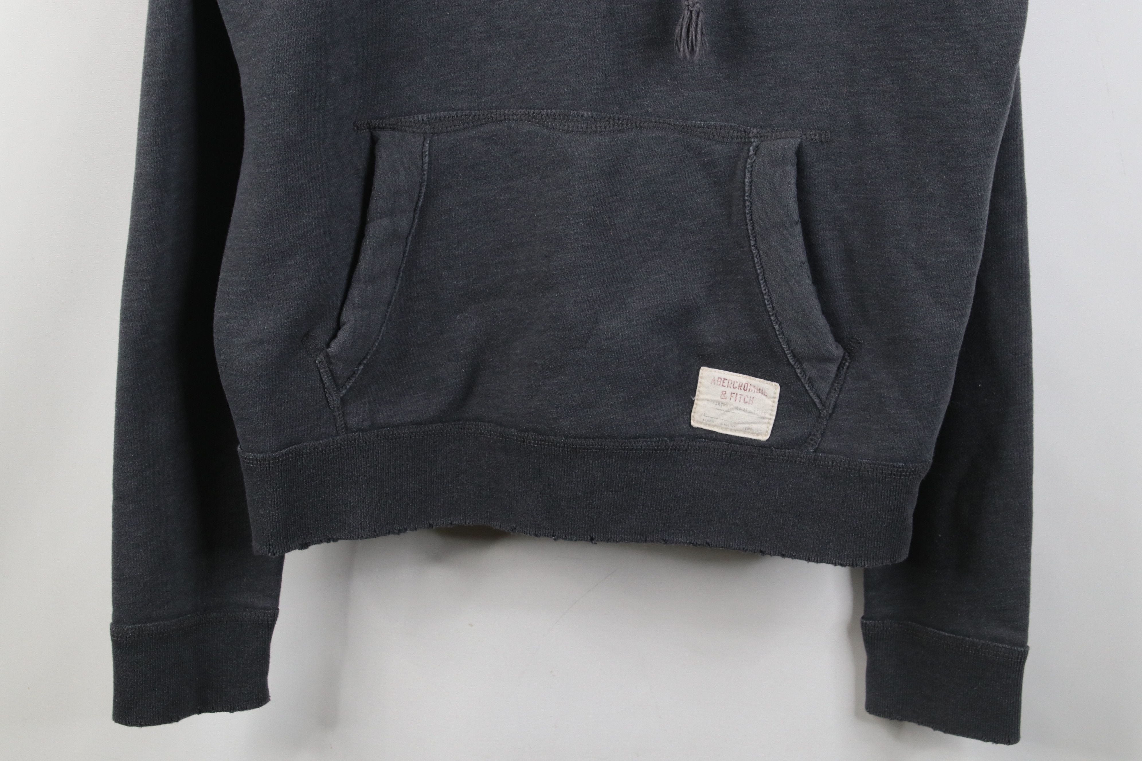 Abercrombie & Fitch Vintage 90s Y2K Abercrombie & Fitch Distressed Hoodie Gray Size US M / EU 48-50 / 2 - 3 Thumbnail