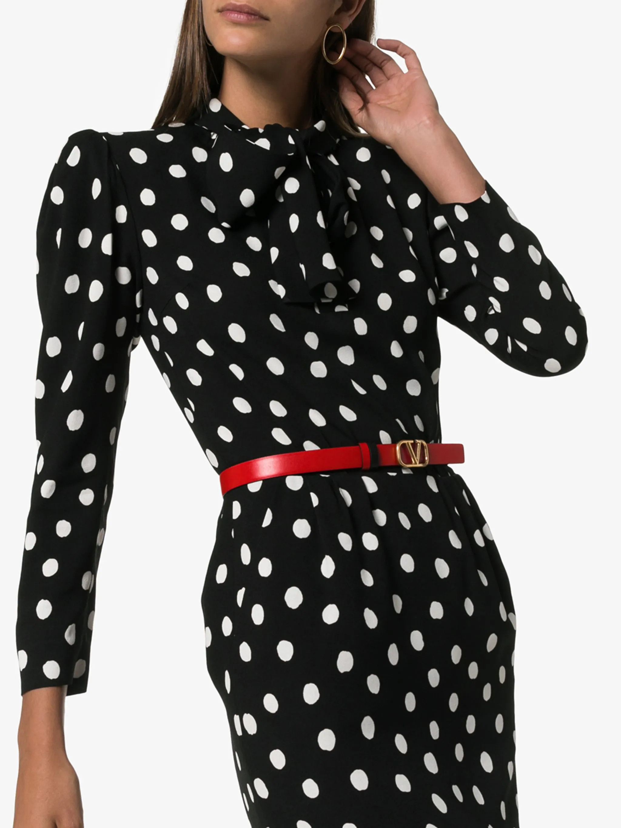 Valentino o1s22i1n0924 Size: 85 / Vlogo Signature Reversible Belt Size ONE SIZE - 4 Thumbnail
