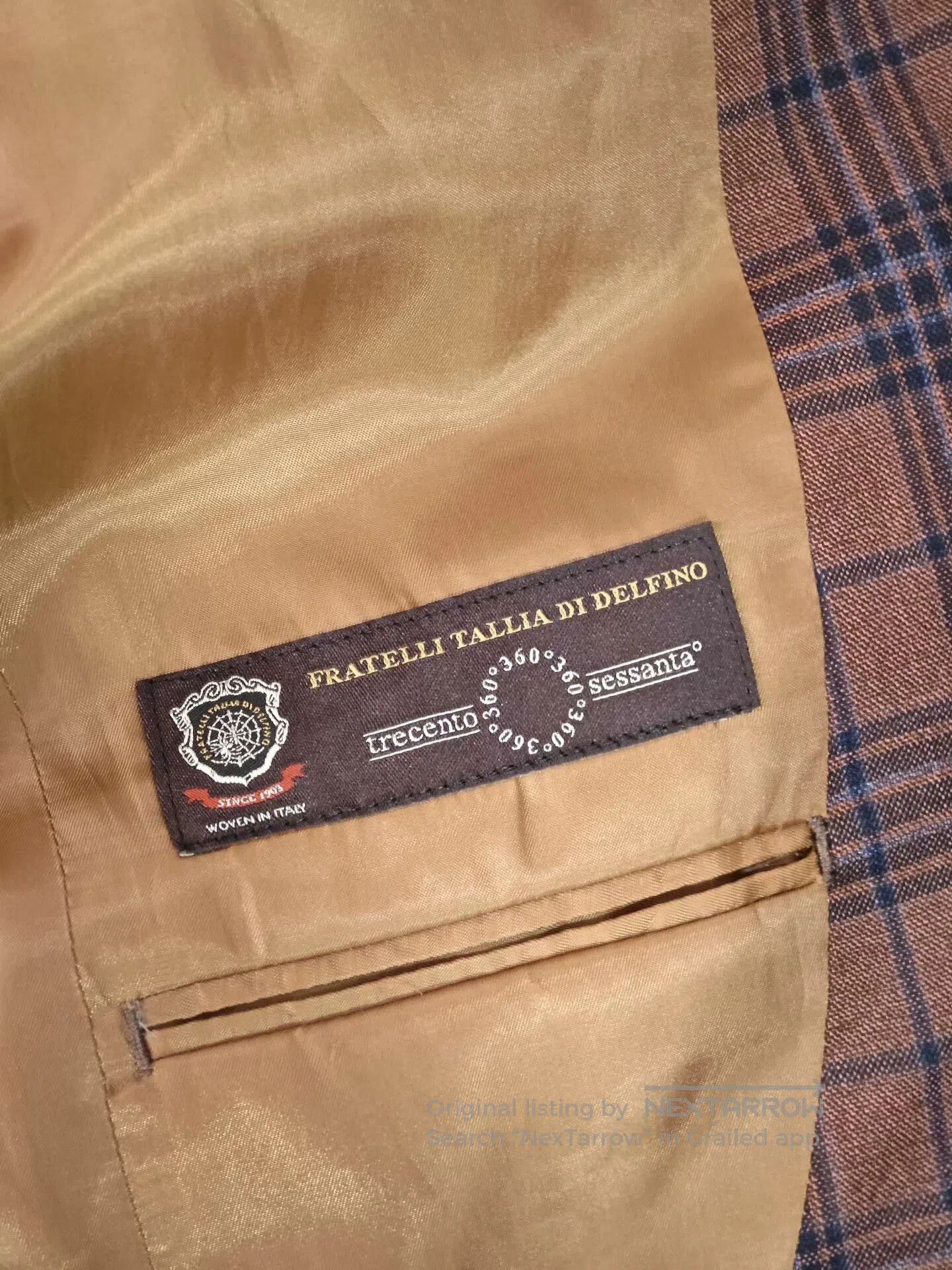 Tallia Italian Wool Blend Custom Suit. Size US M / EU 48-50 / 2 - 7 Thumbnail