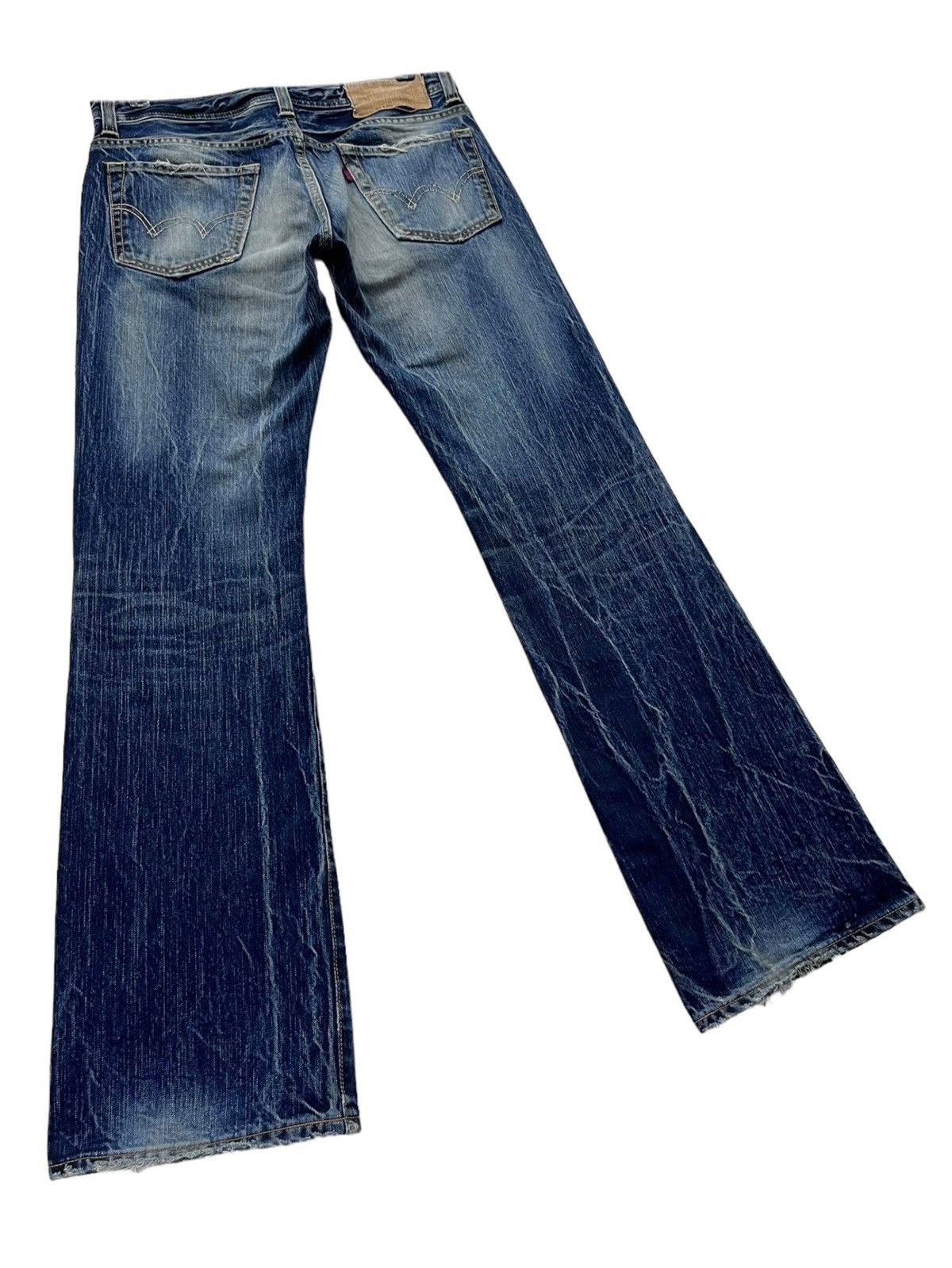 Edwin FLARE EDWIN REBEL VINTAGE Mudmax Blue Punk Lightning Whisker Size US 30 / EU 46 - 6 Thumbnail