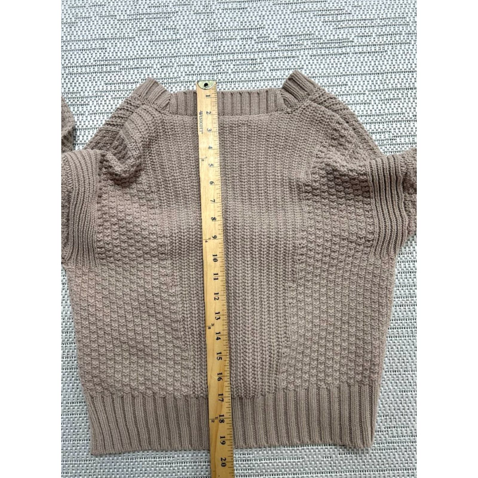 Abercrombie & Fitch Abercrombie & Fitch Sweater Cardigan Womens XS Brown Knit V-Neck Long Sleeve Regular Fit - Solid Knit, Machine Washable Size XXS / US 00 / IT 34 - 7 Thumbnail