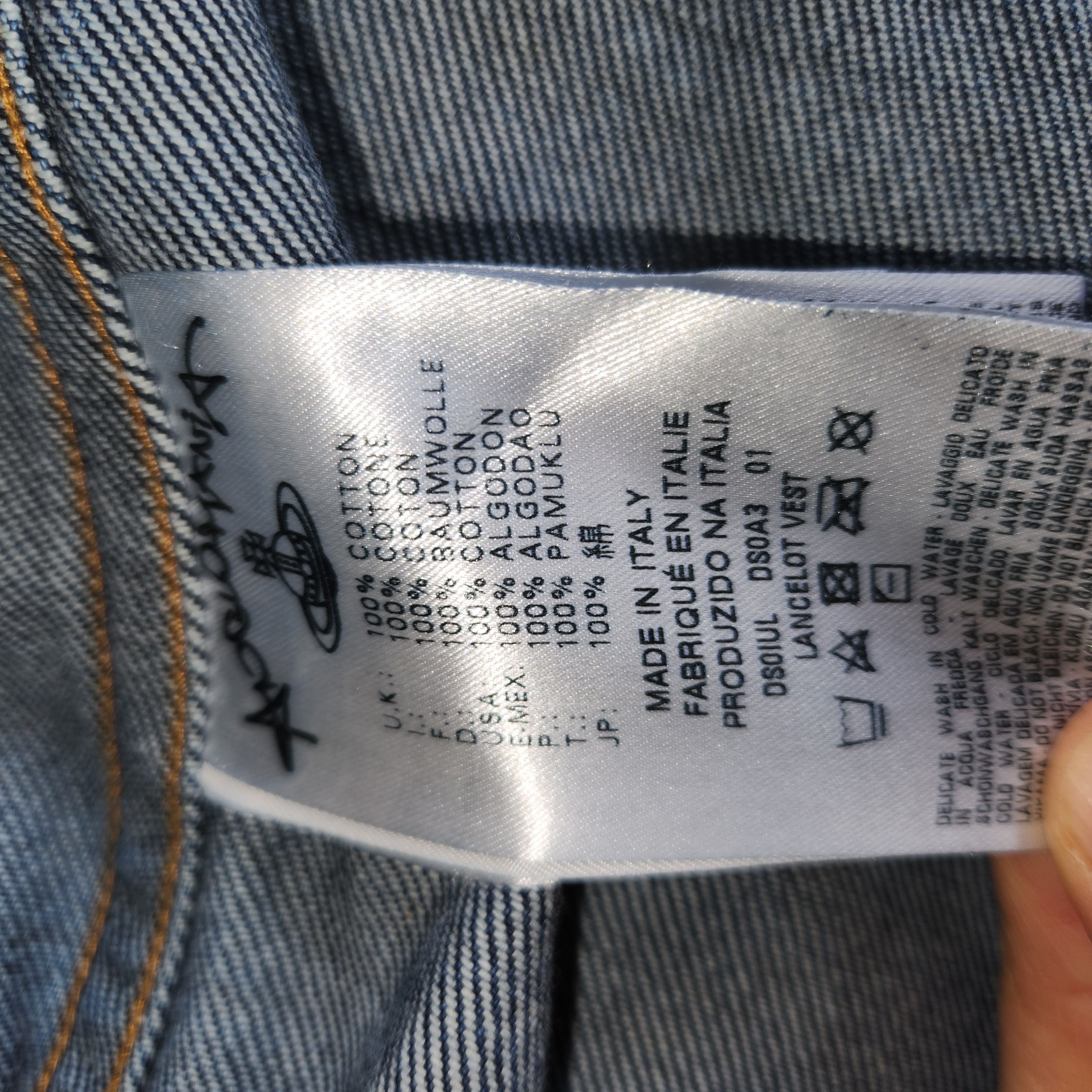 Vivienne Westwood Vivienne Westwood Anglomania Denim Vest (Cut-Off Jacket) Size US M / EU 48-50 / 2 - 5 Thumbnail