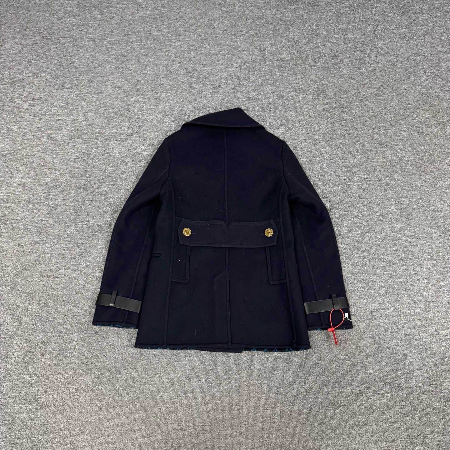 Louis Vuitton LV DB Gold Buttons All Over Print Wool Coat 36 Mint Size XS / US 0-2 / IT 36-38 - 2 Thumbnail