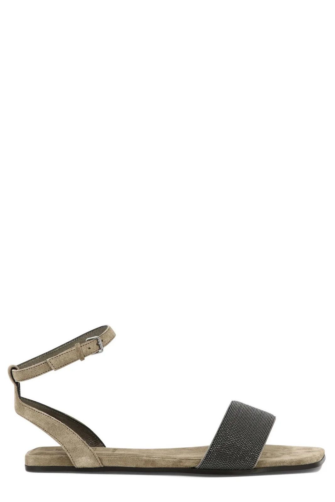 Brunello Cucinelli o1w1db10825 Pair Of Sandals With Heels in Medium Brown Size US 6 / IT 36 - 2 Thumbnail