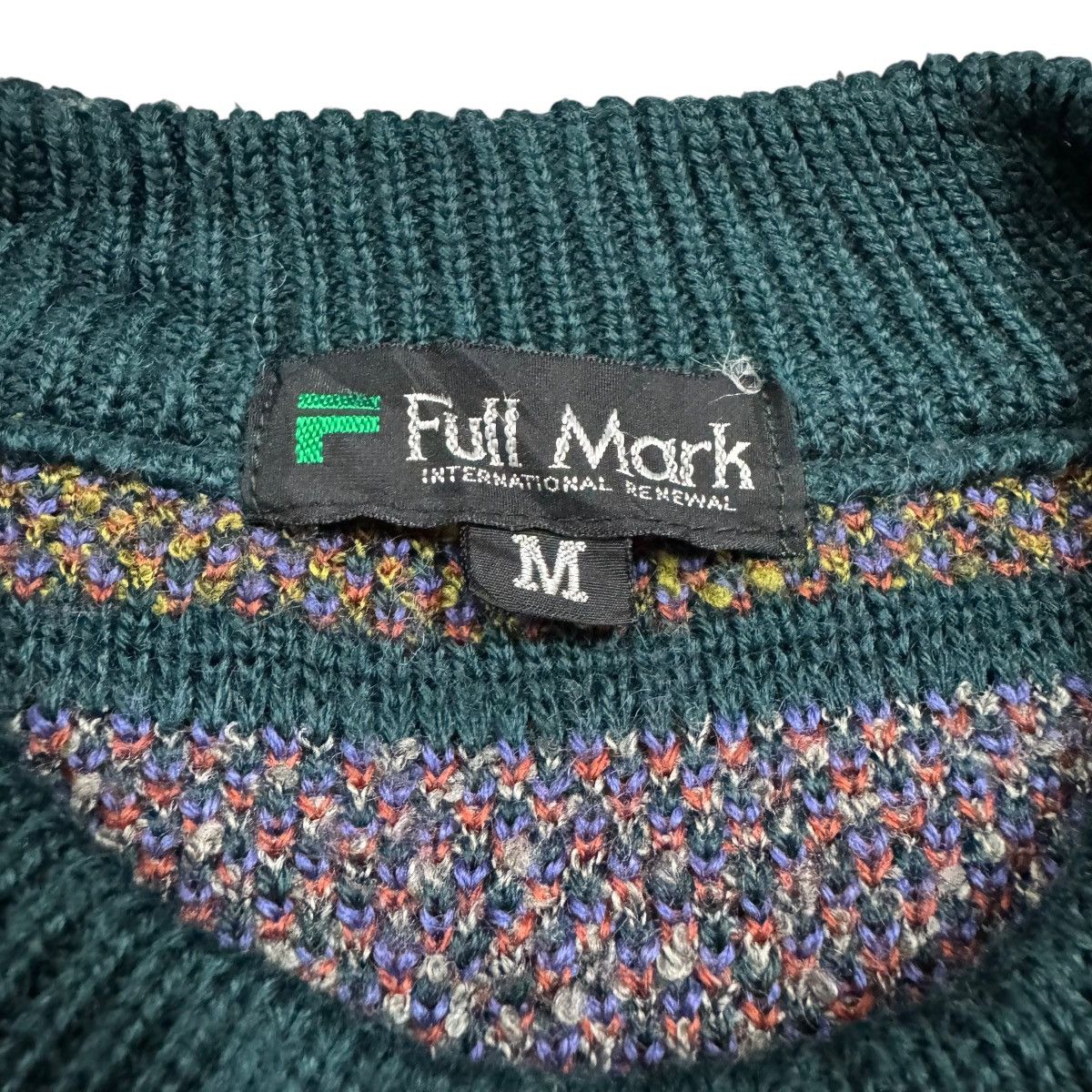 Aran Isles Knitwear Vtg🔥Fullmark 3d Knitwear Pullover Mohair Blend Size US M / EU 48-50 / 2 - 11 Thumbnail