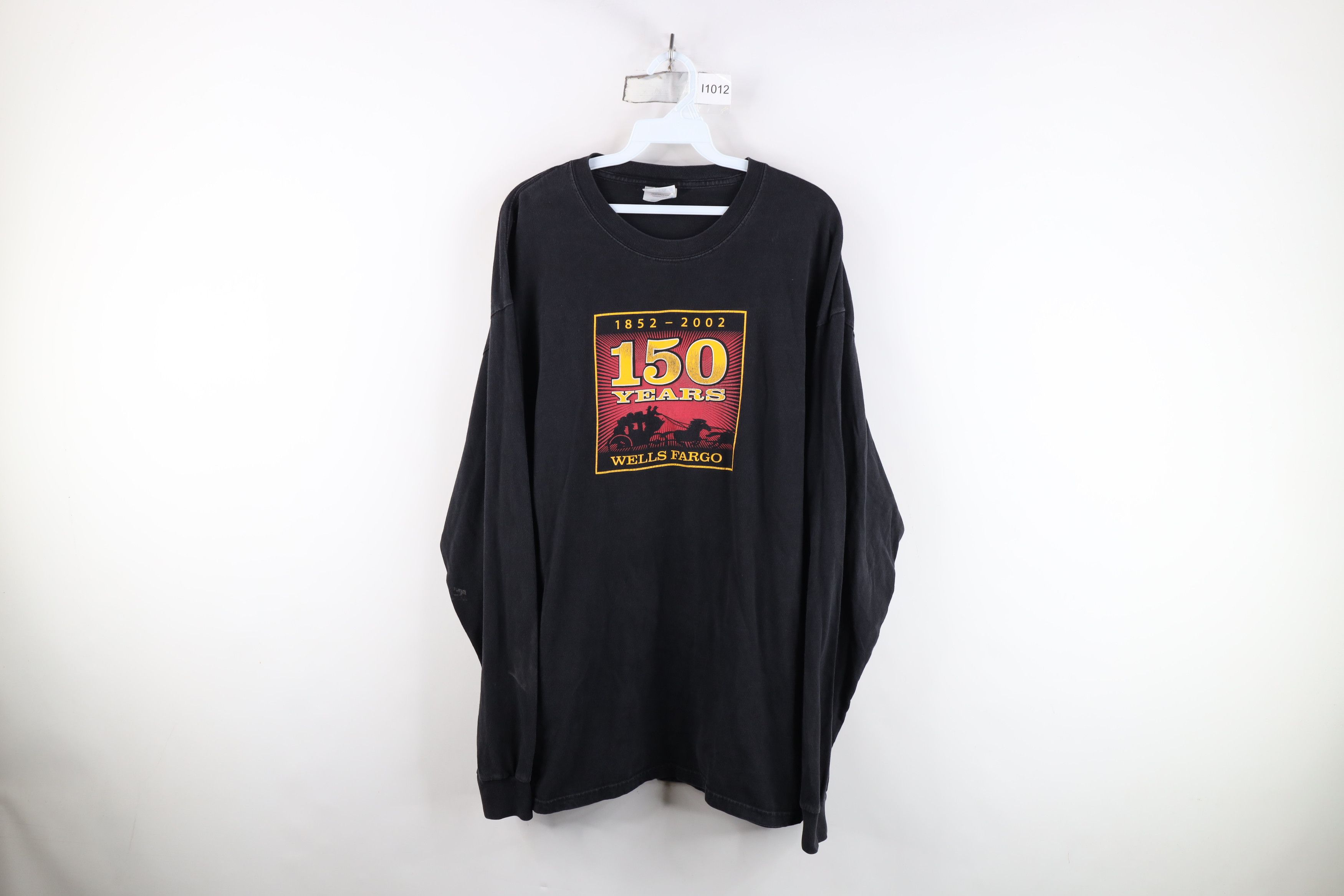 Vintage Vintage Y2K 2002 Wells Fargo Bank Long Sleeve T-Shirt Size US XL / EU 56 / 4 - 1 Thumbnail