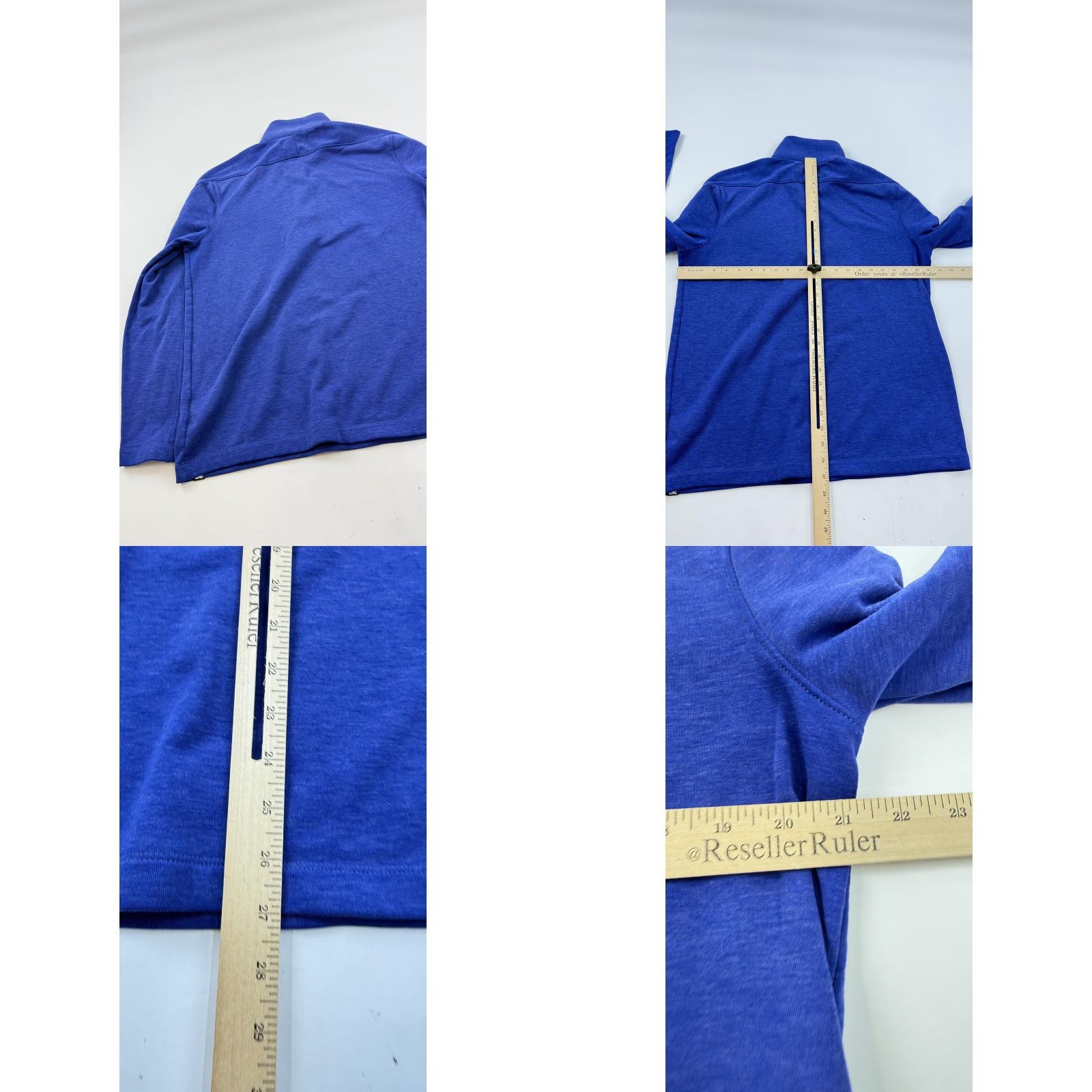 Banana Republic Banana Republic Polartec Pullover Mens Large Blue Long Sleeve 1/4 Zip Thermal Raglan Sleeve Mock Neck Casual Shirt Size US L / EU 52-54 / 3 - 8 Thumbnail