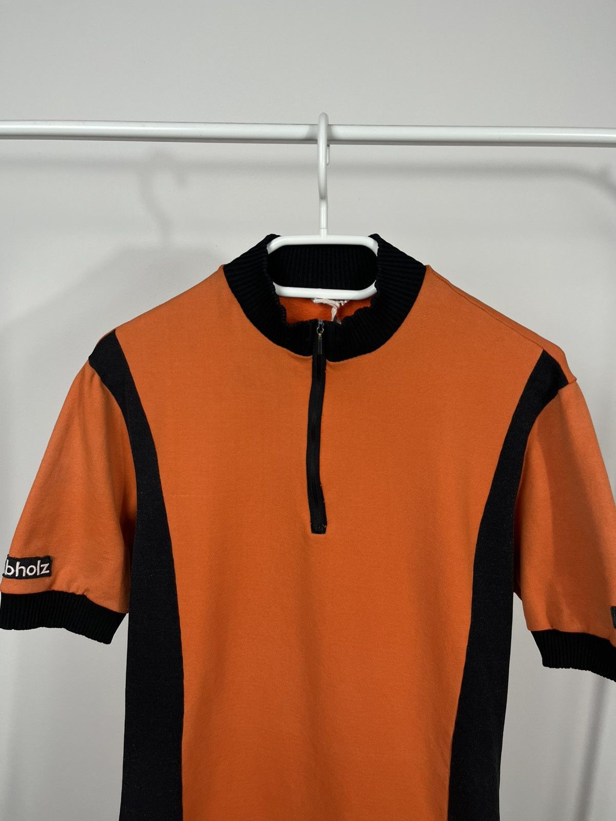 Other Vintage Nabholz Cycling Jersey Orange Black Zip-Up Retro Fit Size US M / EU 48-50 / 2 - 2 Thumbnail