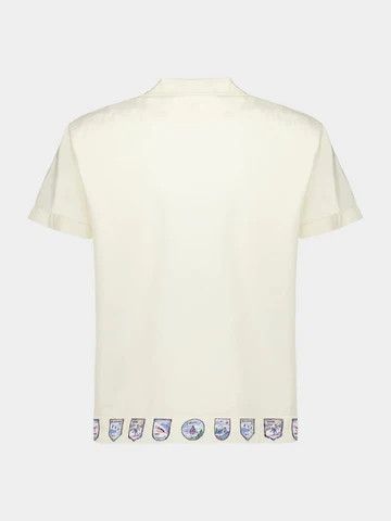 o1mle0226 Ski Season Short Sleeve Shirt in Neutrals