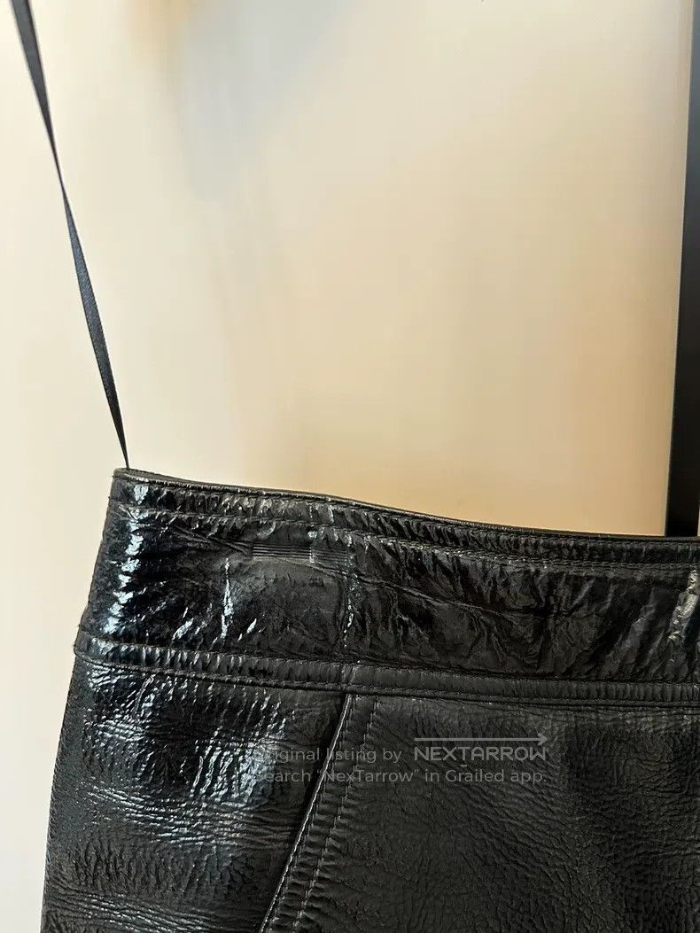Saint Laurent Paris Saint Laurent Paris size F36 Leather Mini Skirt Size 25" / US 0 / IT 36 - 3 Thumbnail