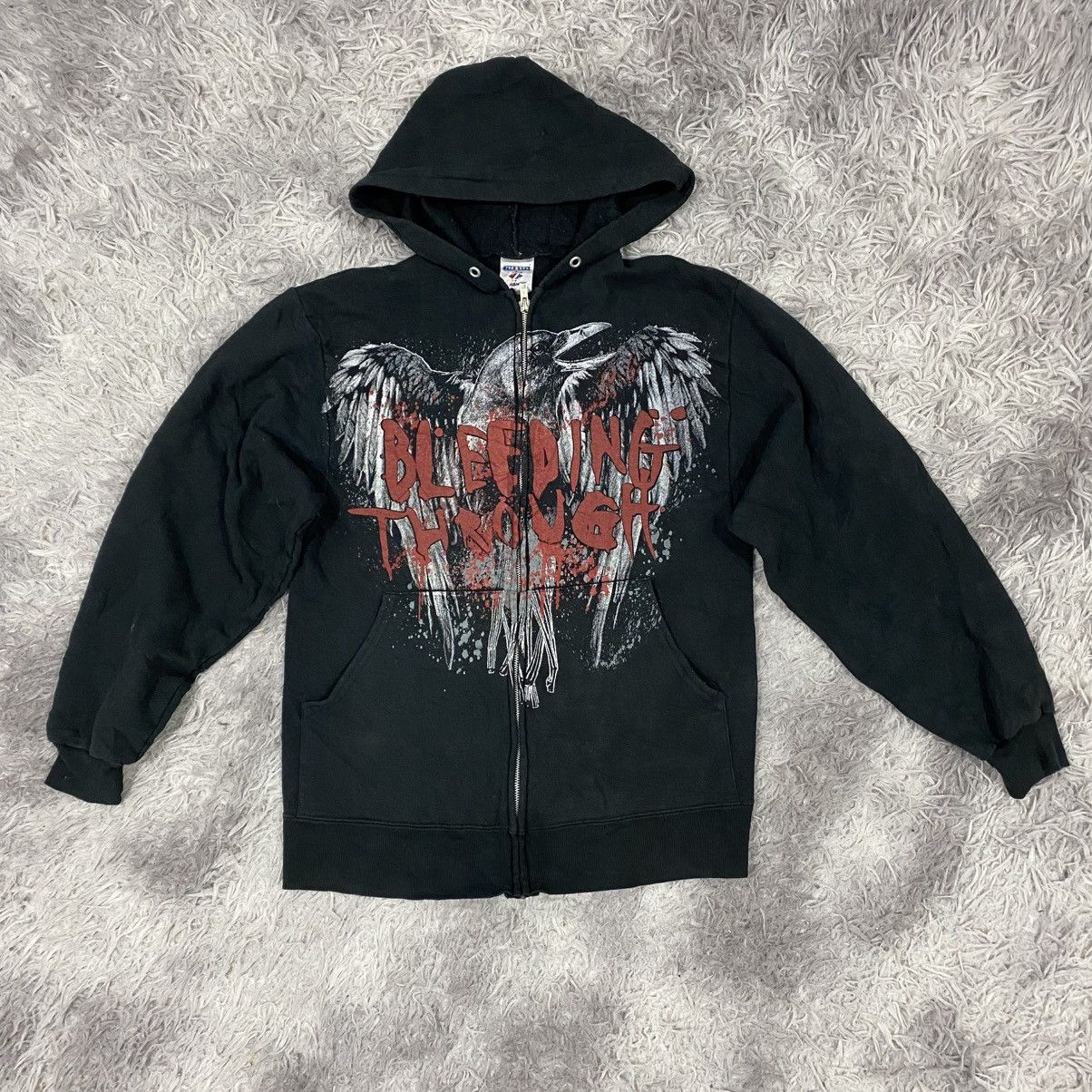 Band Tees Metalcore band bleeding through hoodie sweatshirt Y2K Size US S / EU 44-46 / 1 - 1 Thumbnail