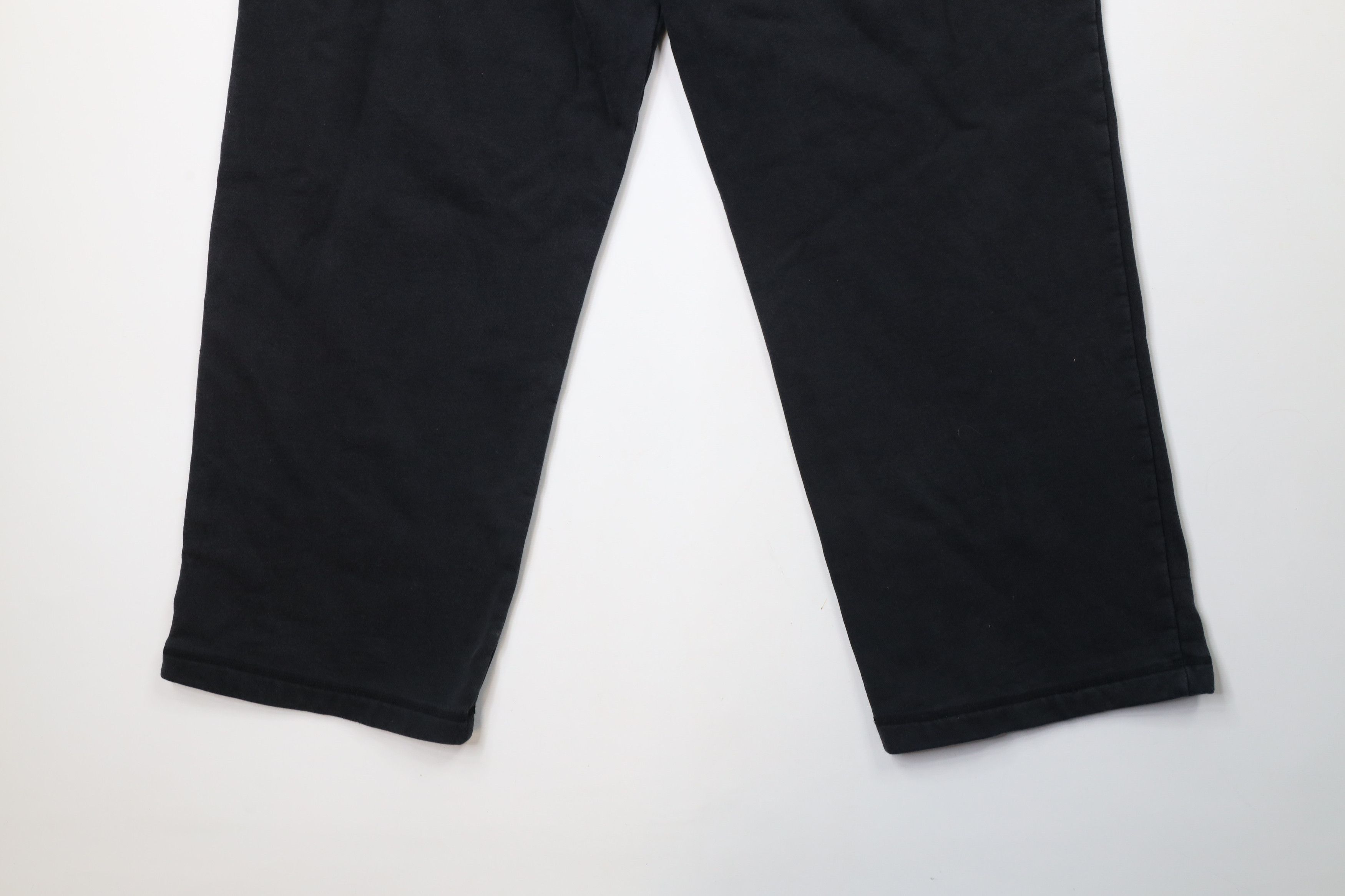 Russell Athletic × Vintage Vintage Y2K Russell Athletic Heavyweight Sweatpants Black Size US 38 / EU 54 - 14 Thumbnail