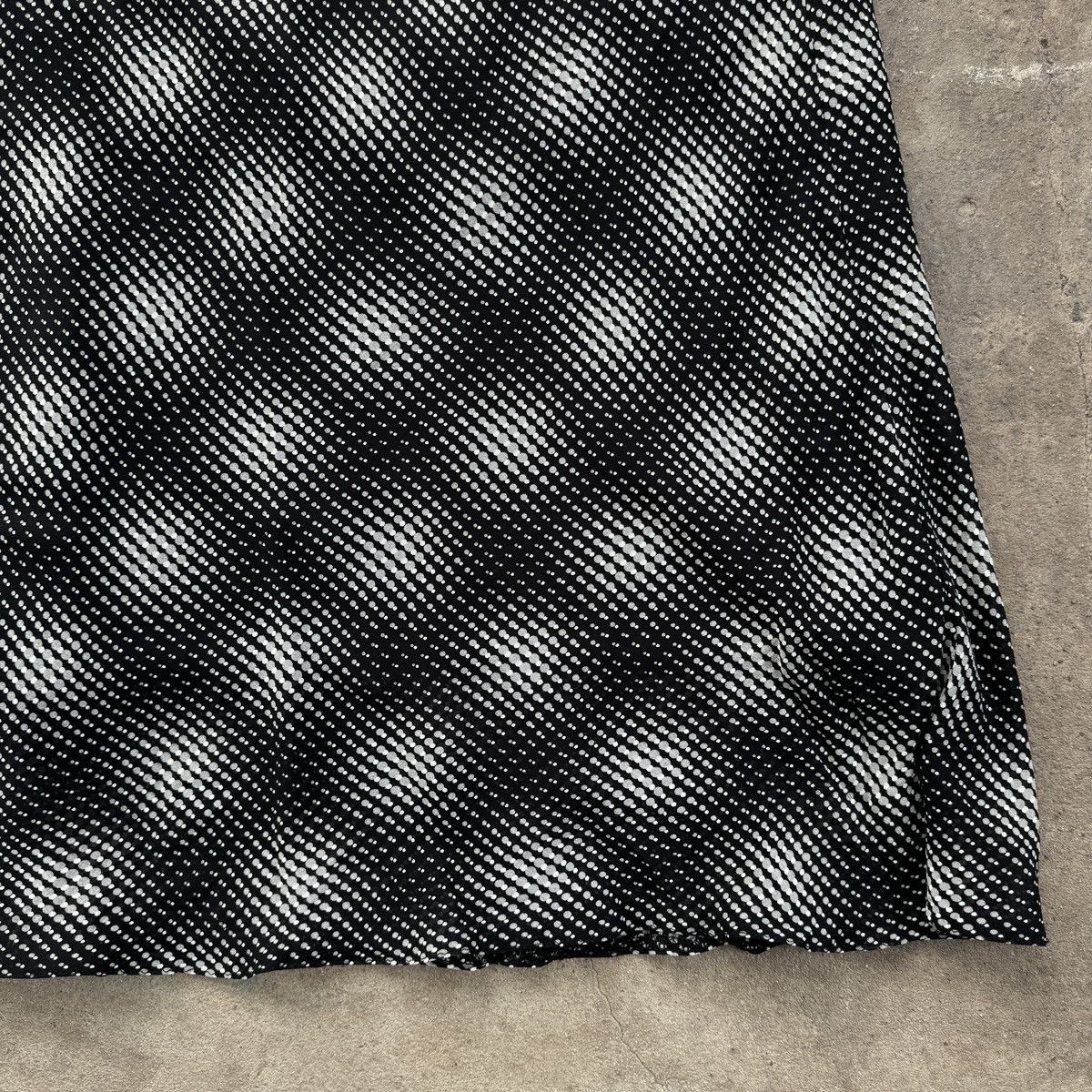Japanese Brand Vintage Optical Printed Mesh Maxi Skirt Size 25" / US 0 / IT 36 - 2 Thumbnail