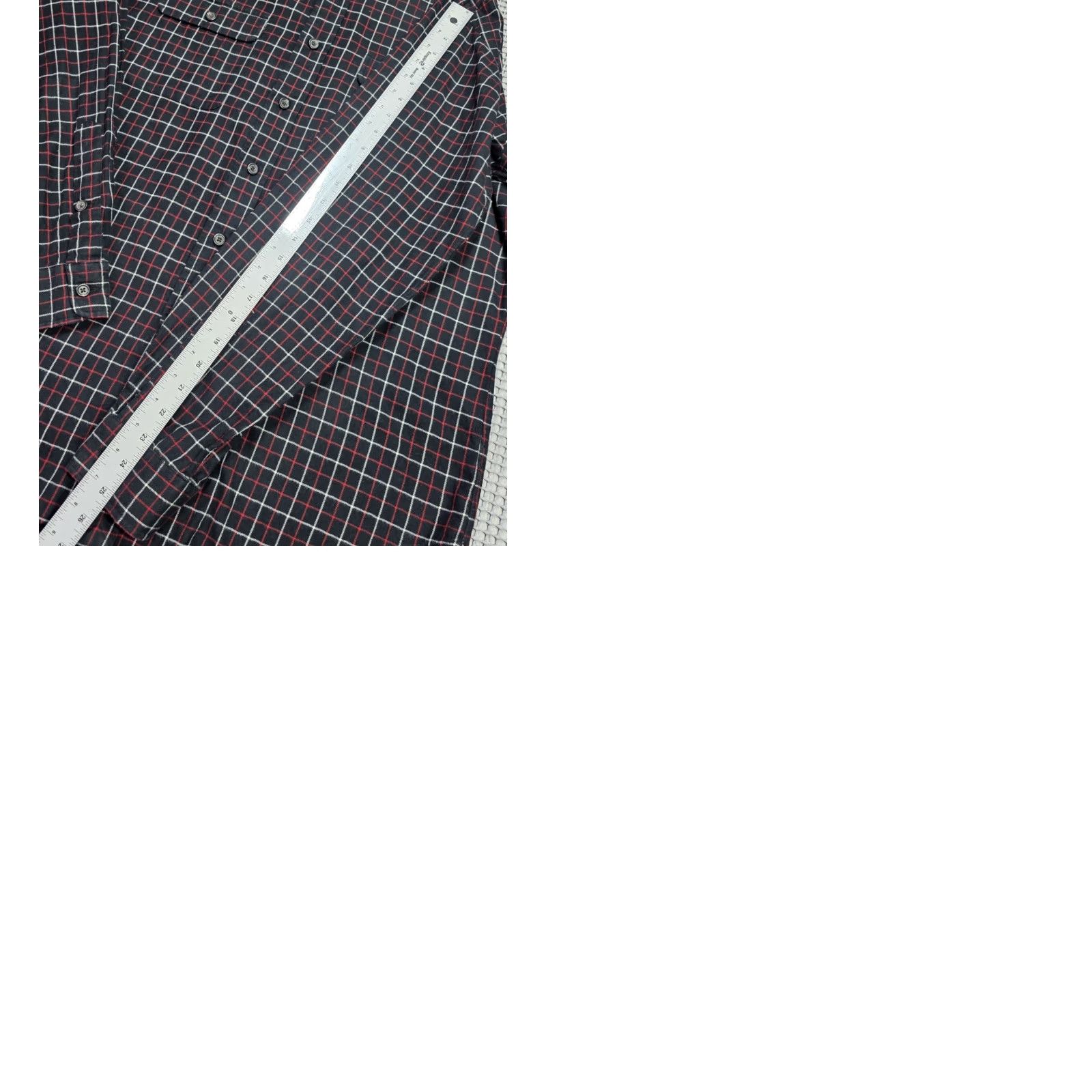 Polo Ralph Lauren Polo Ralph Lauren Shirt Men L Black Plaid Flannel Work Shirt Long Sleeve Button-Up Size US L / EU 52-54 / 3 - 9 Thumbnail