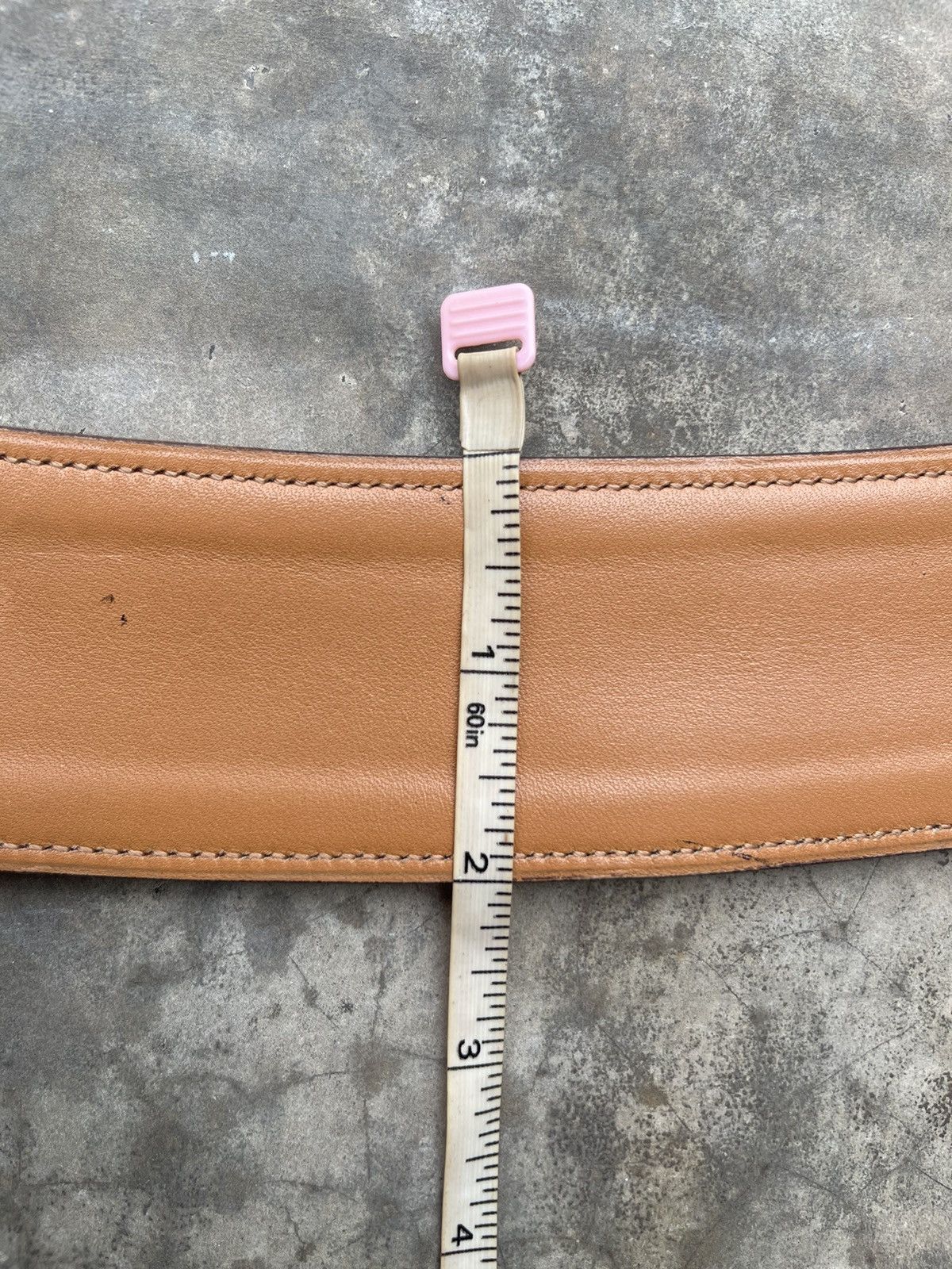 Hermes × Vintage Hermes Paris Leather Belt Made France Size ONE SIZE - 17 Thumbnail