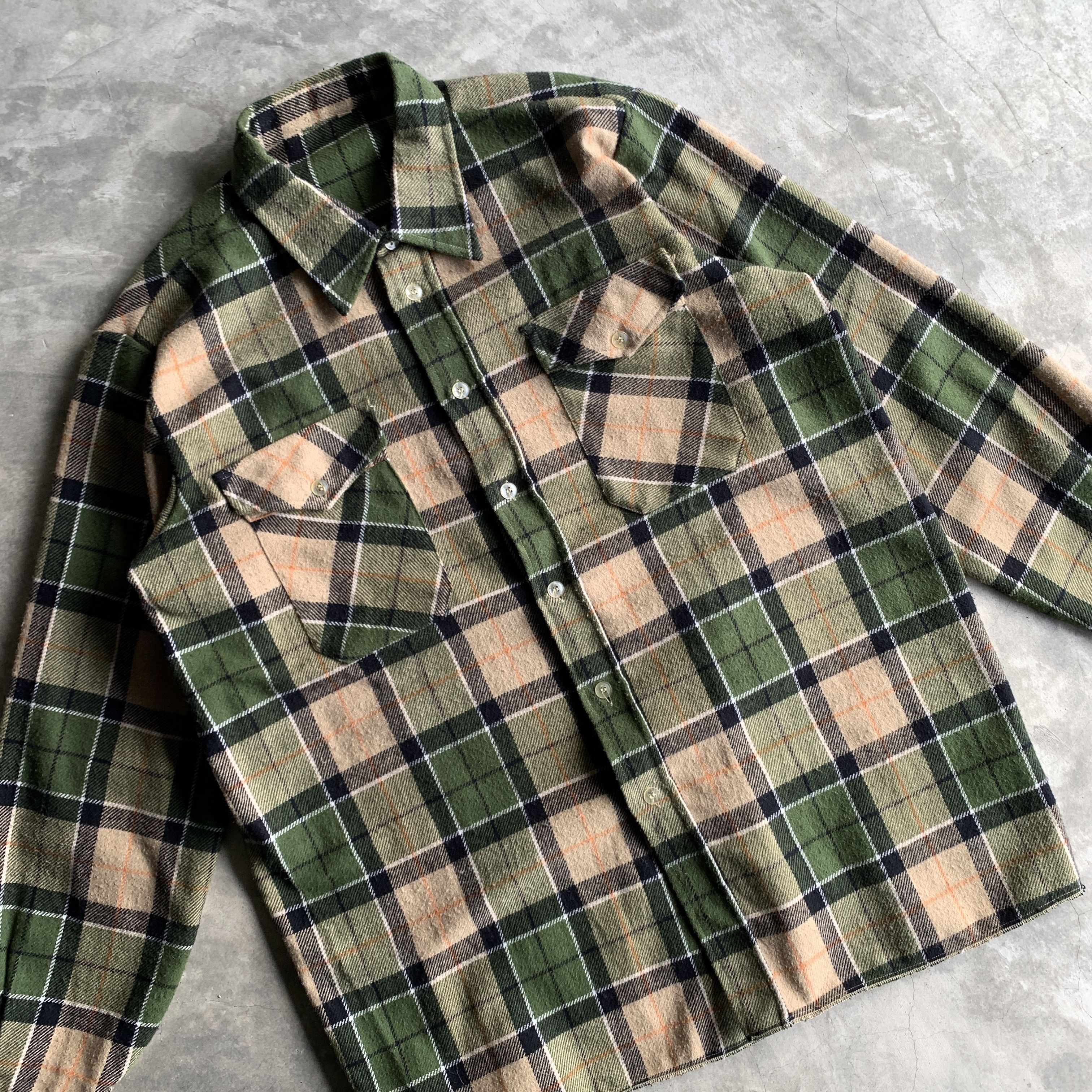 Edition Japan × Vintage Vintage Wool Plaid Shirt Size US M / EU 48-50 / 2 - 2 Thumbnail