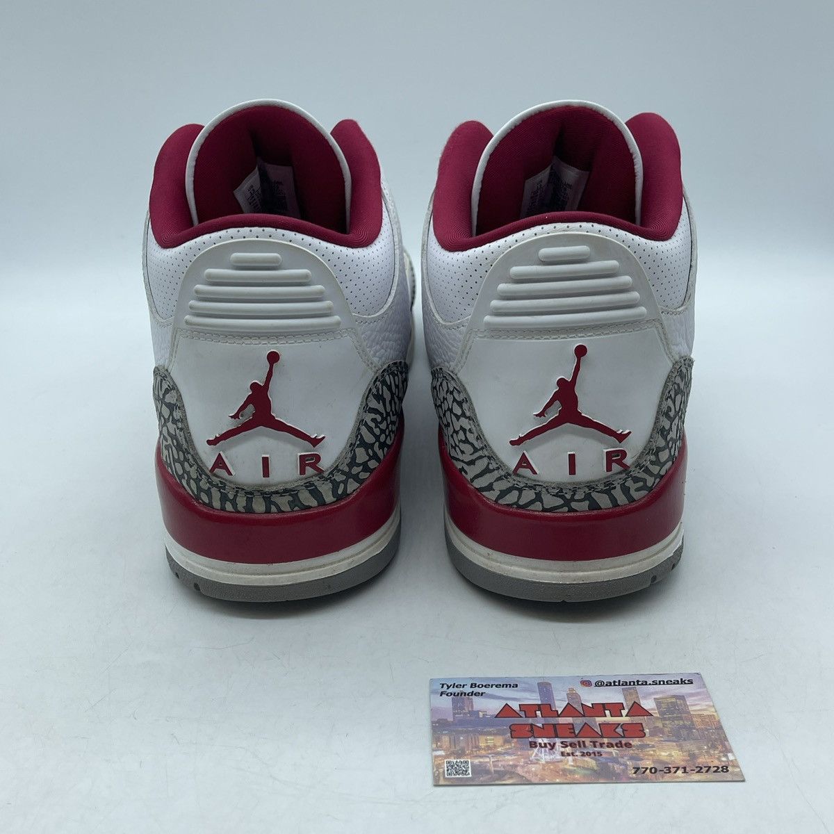 Jordan Brand Air Jordan 3 cardinal red Size US 13 / EU 46 - 3 Thumbnail
