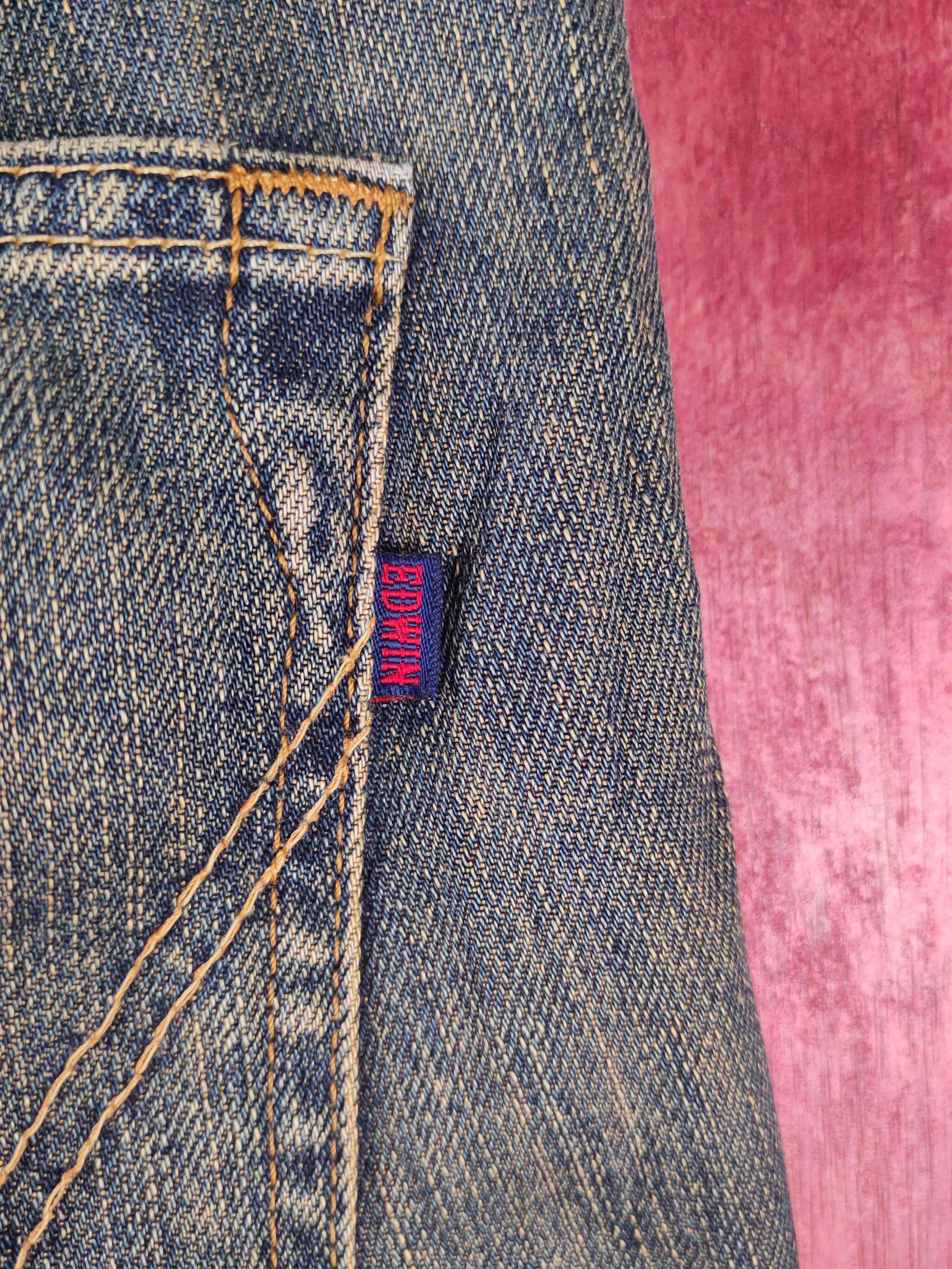 Edwin Edwin Dark Blue Faded Multipocket Denim #S1618 Size US 34 / EU 50 - 12 Thumbnail