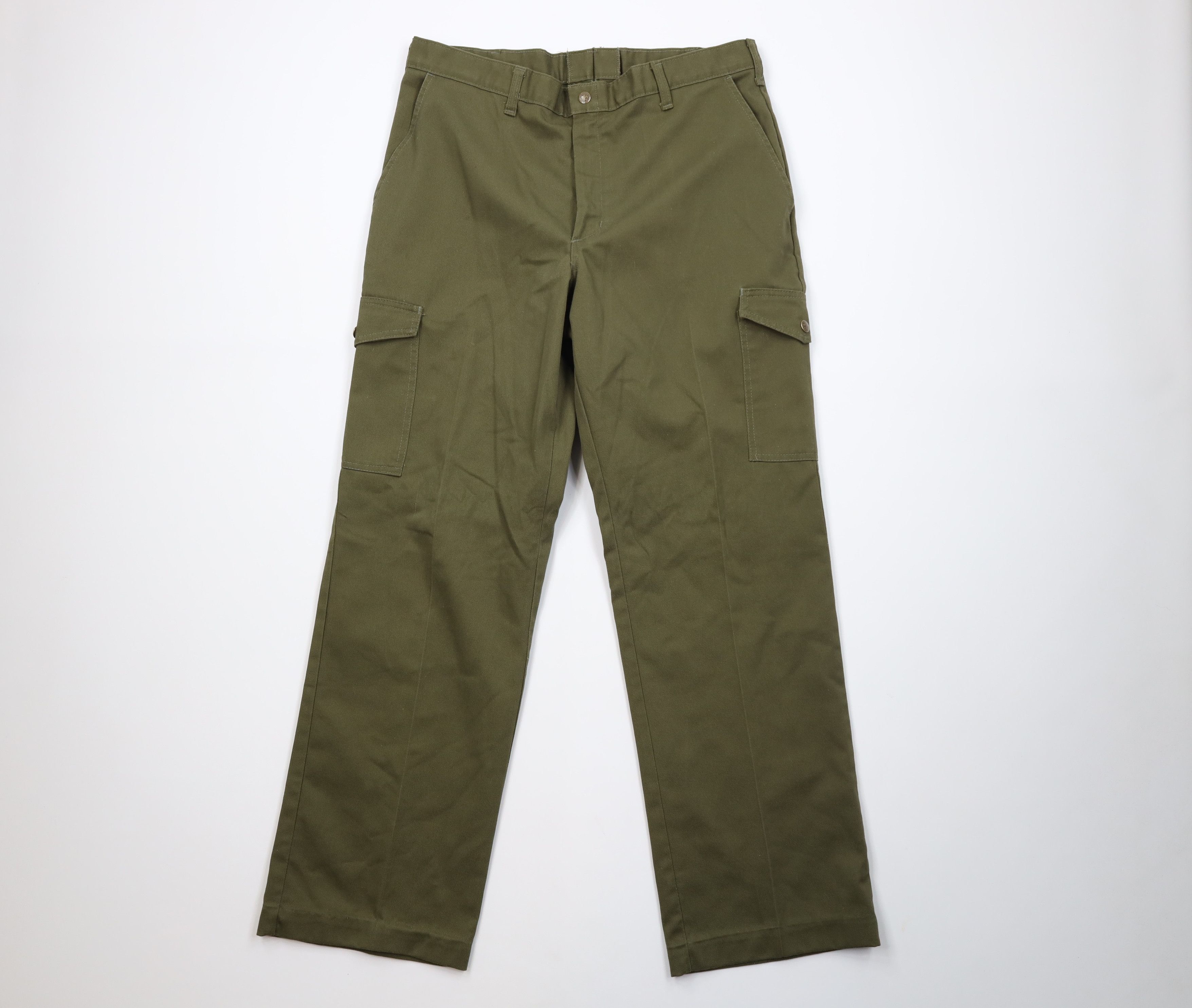 Vintage Vintage 70s 80s Boy Scouts of America Uniform Cargo Pants Size US 36 / EU 52 - 1 Thumbnail