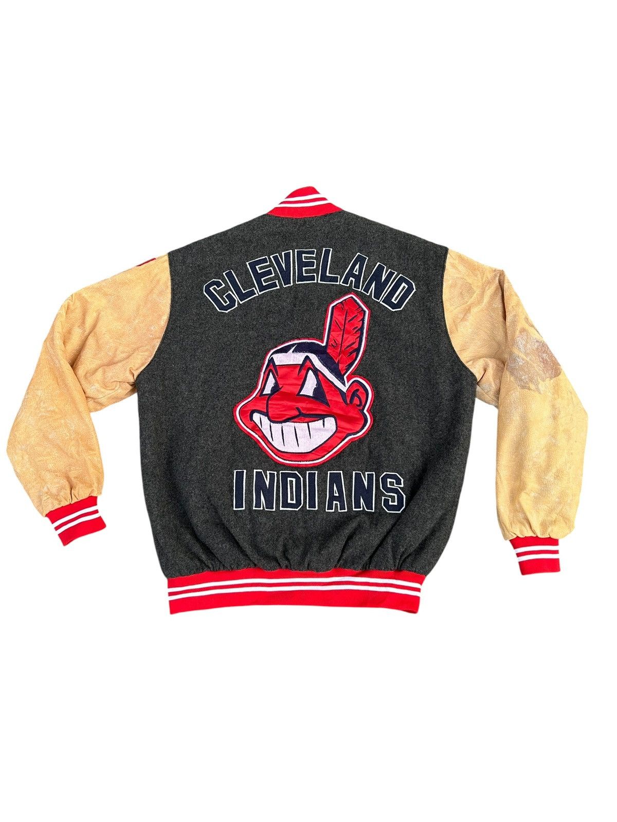 Kapital Vintage Cleveland Indian Varsity Jacket MLB Size US M / EU 48-50 / 2 - 4 Thumbnail