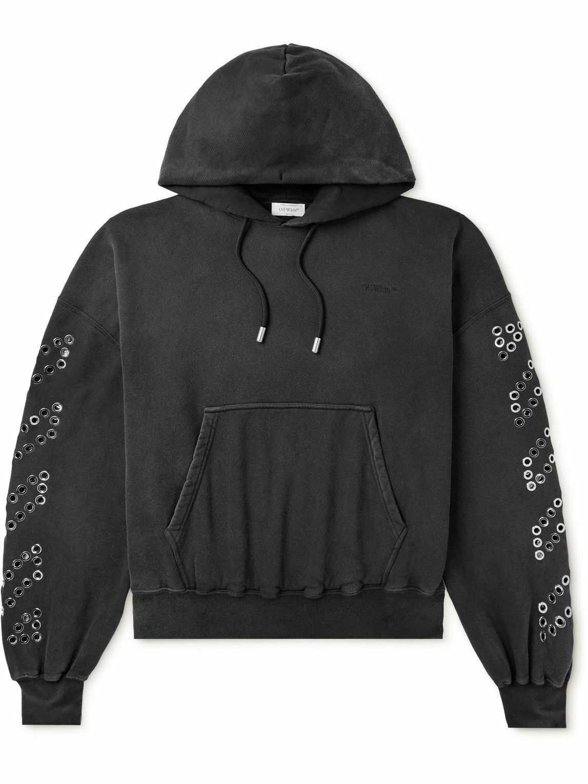 Off-White o1y0325 Hoodie in Lead Size US L / EU 52-54 / 3 - 1 Thumbnail