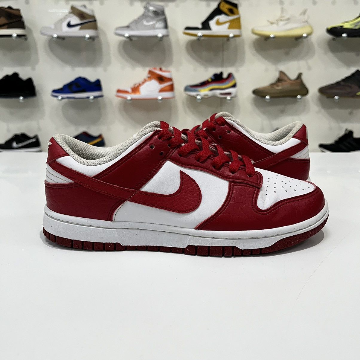 Nike Nike Dunk Low Next Nature White Gym Red Size US 8 / IT 38 - 1 Thumbnail