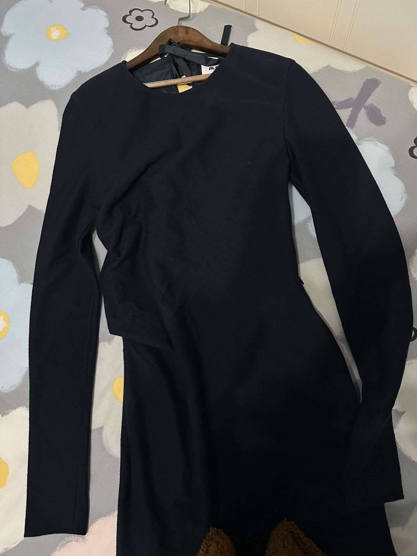 Jil Sander Jil Sander Wool Long Tall Pleated Waist Dress 9/10 Size S / US 4 / IT 40 - 3 Thumbnail
