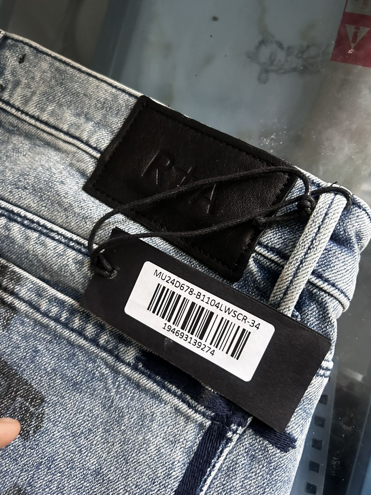 Rta Rta vintage style graffiti denim luxury designer jeans Size US 34 / EU 50 - 4 Thumbnail