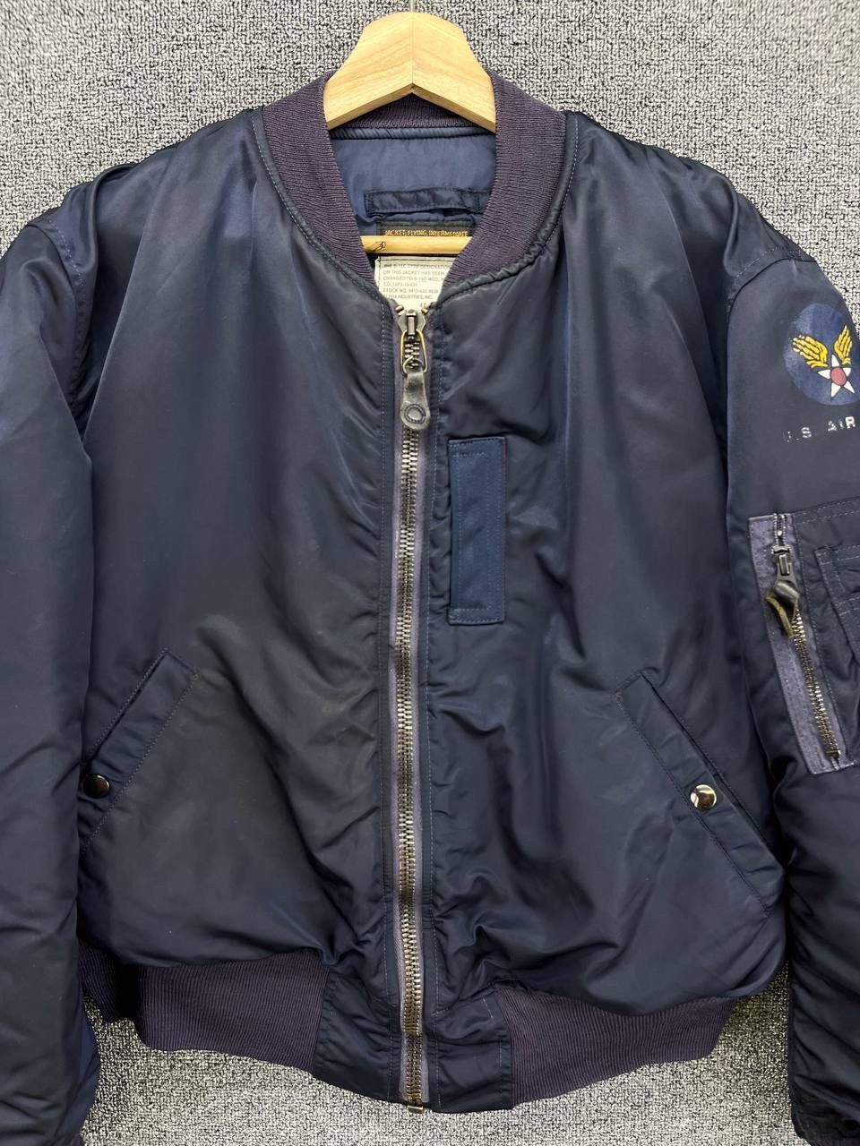 Alpha Industries × Vintage Vintage Alpha Industries U.S Air Force Rare Bomber Jacket Size US L / EU 52-54 / 3 - 4 Thumbnail