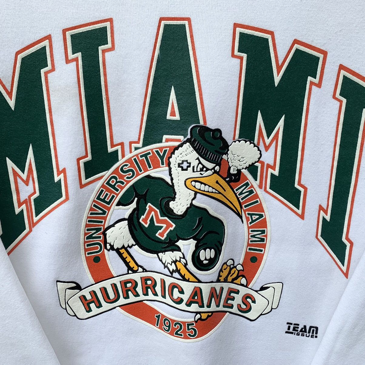 Russell Athletic Vintage 90s Russell University Of Miami Hurricanes Crewneck Size US S / EU 44-46 / 1 - 4 Thumbnail