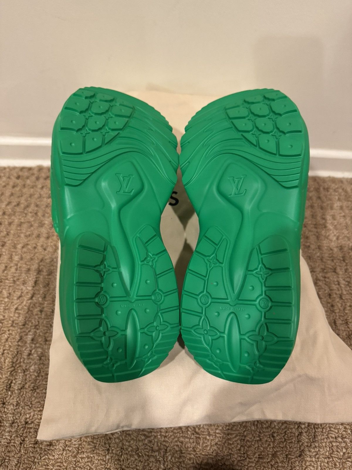 Louis Vuitton Louis Vuitton Pool 55 Flat Comfort Mule In Green Size US 6 / IT 36 - 3 Thumbnail