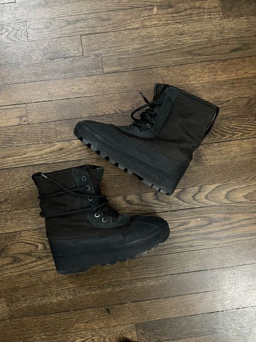 Adidas Adidas Yeezy 950 duck boot pirate black 2015 Grailed