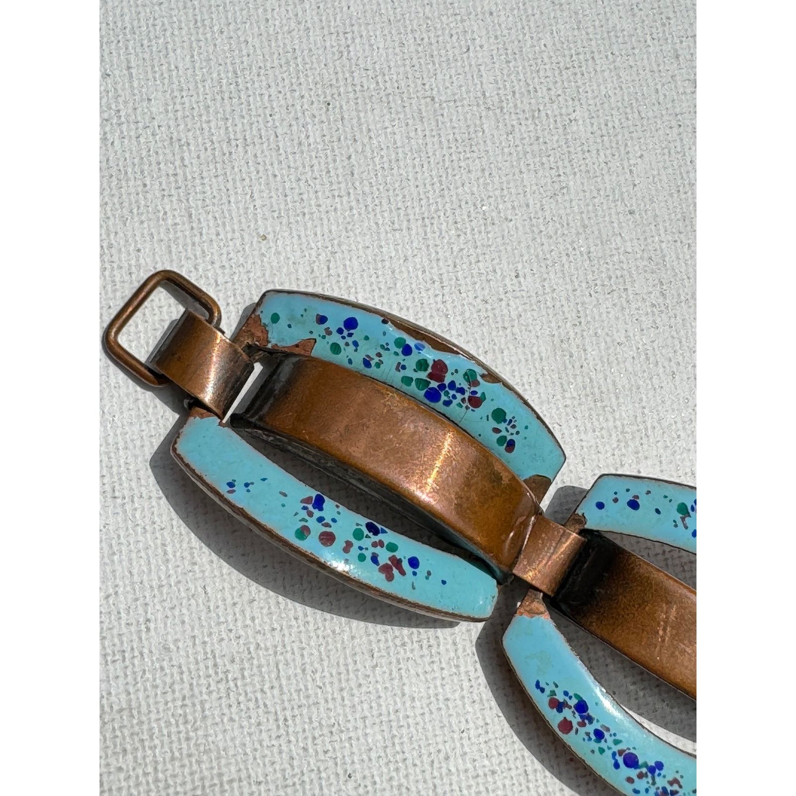 Vintage Vintage Rebajes Bracelet Copper 1950s Size ONE SIZE - 2 Thumbnail