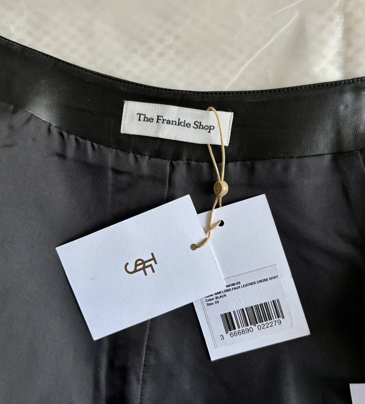 Other The Frankie Shop vegan-leather skirt size XS New Size 25" / US 0 / IT 36 - 13 Thumbnail