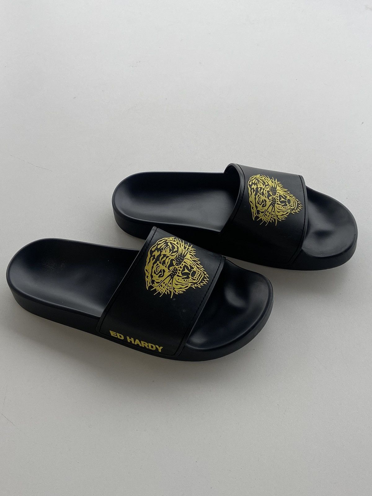 Ed Hardy Ed hardy vintage Flip Flops y2k style hype Size US 9 / IT 39 - 1 Thumbnail