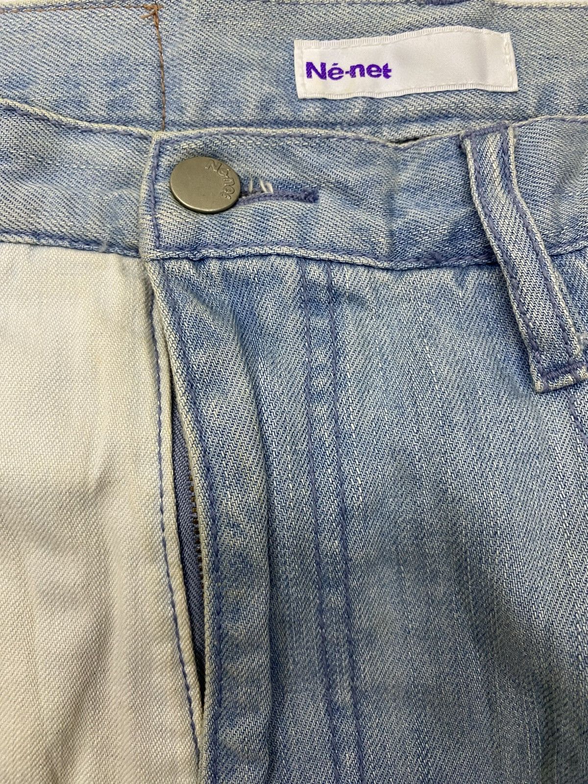 Issey Miyake Vtg Ne-net Issey Miyake patchwork denim harem pants Size US 32 / EU 48 - 9 Thumbnail
