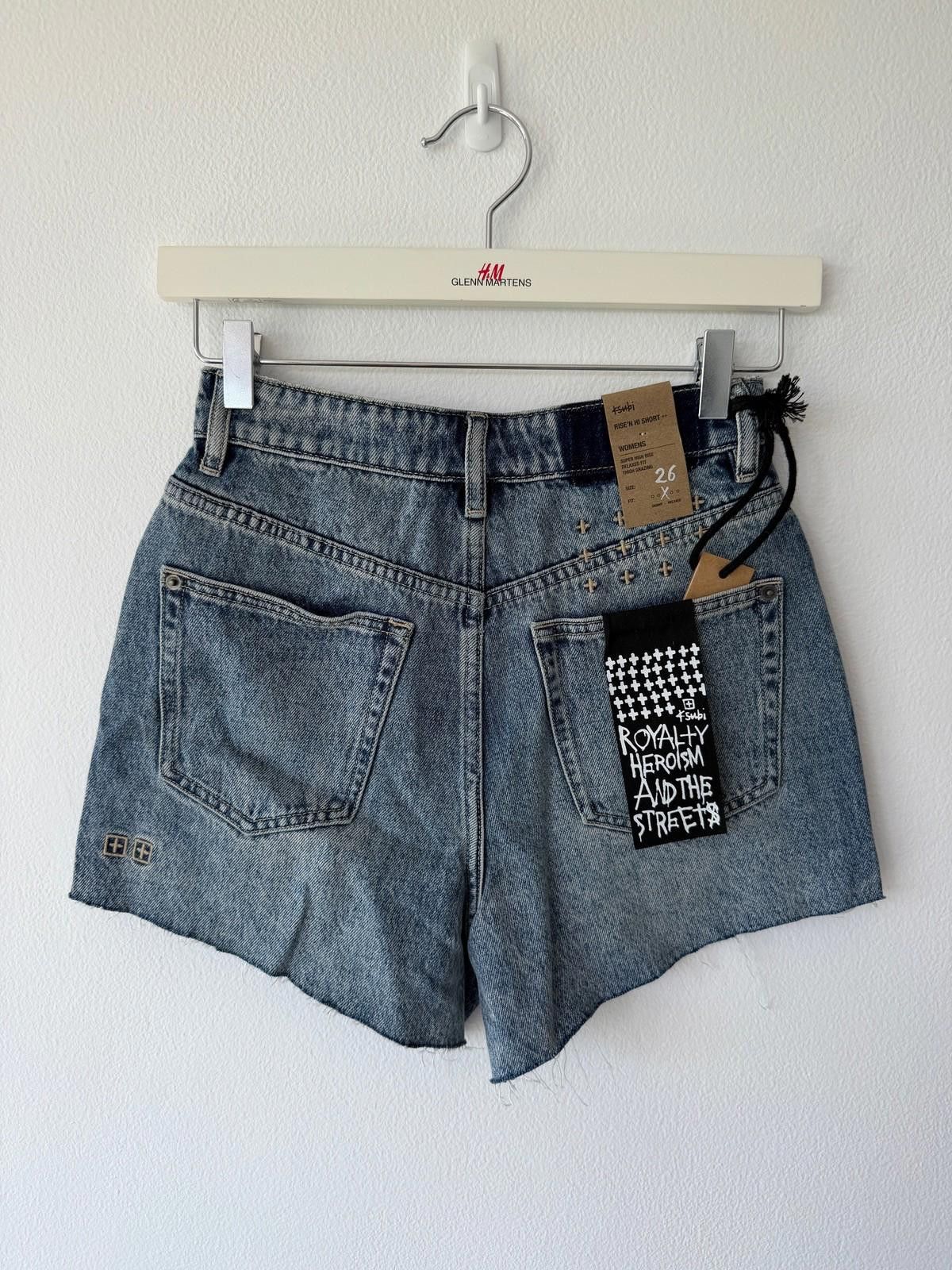 Ksubi new ksubi womens denim rise n hi shorts overkast blue 26 8 Size 26" / US 2 / IT 38 - 3 Thumbnail