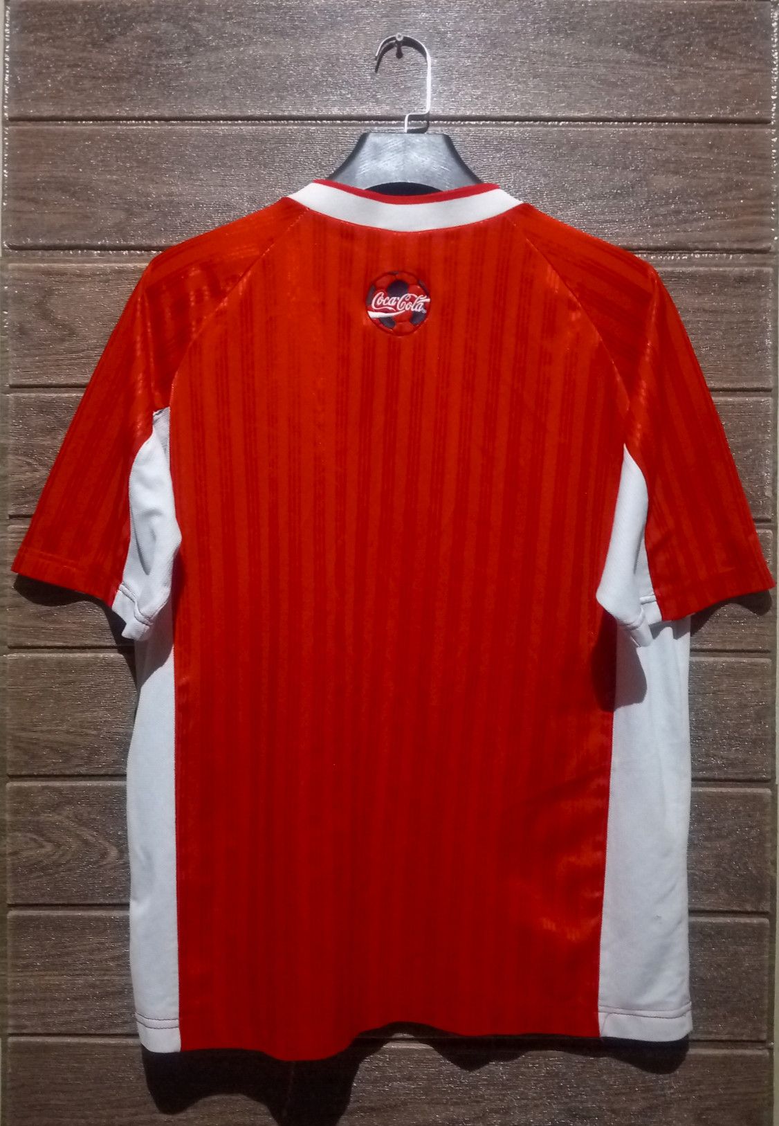 Coca Cola Vintage '90s Adidas X Coca Cola Fifa World Cup Jersey Size US L / EU 52-54 / 3 - 11 Thumbnail