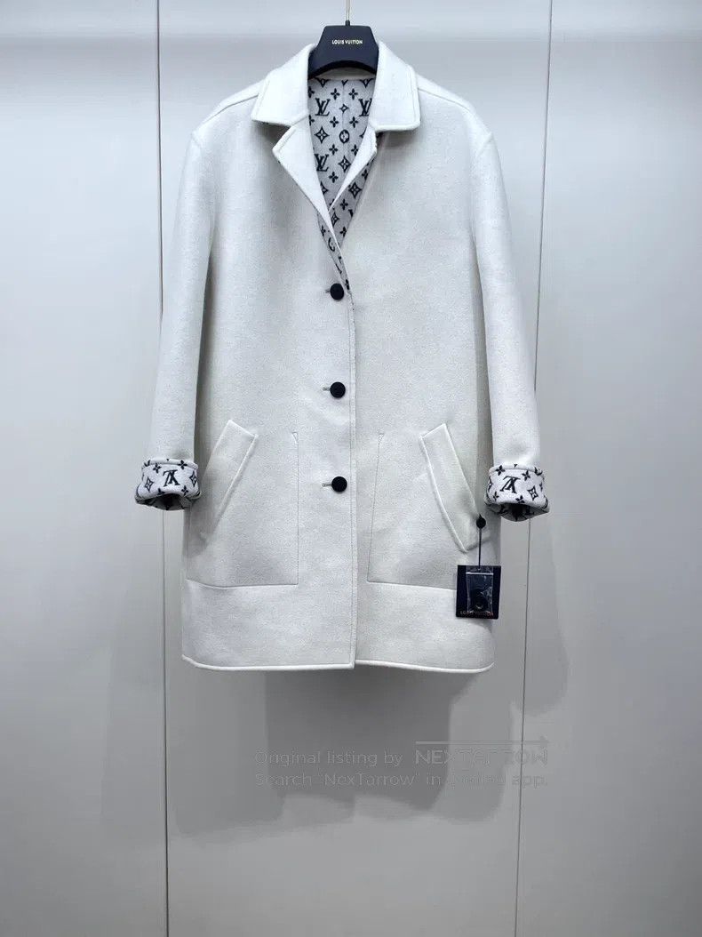 Louis Vuitton Louis Vuitton Presbyopic reversible cashmere coat Size S / US 4 / IT 40 - 3 Thumbnail