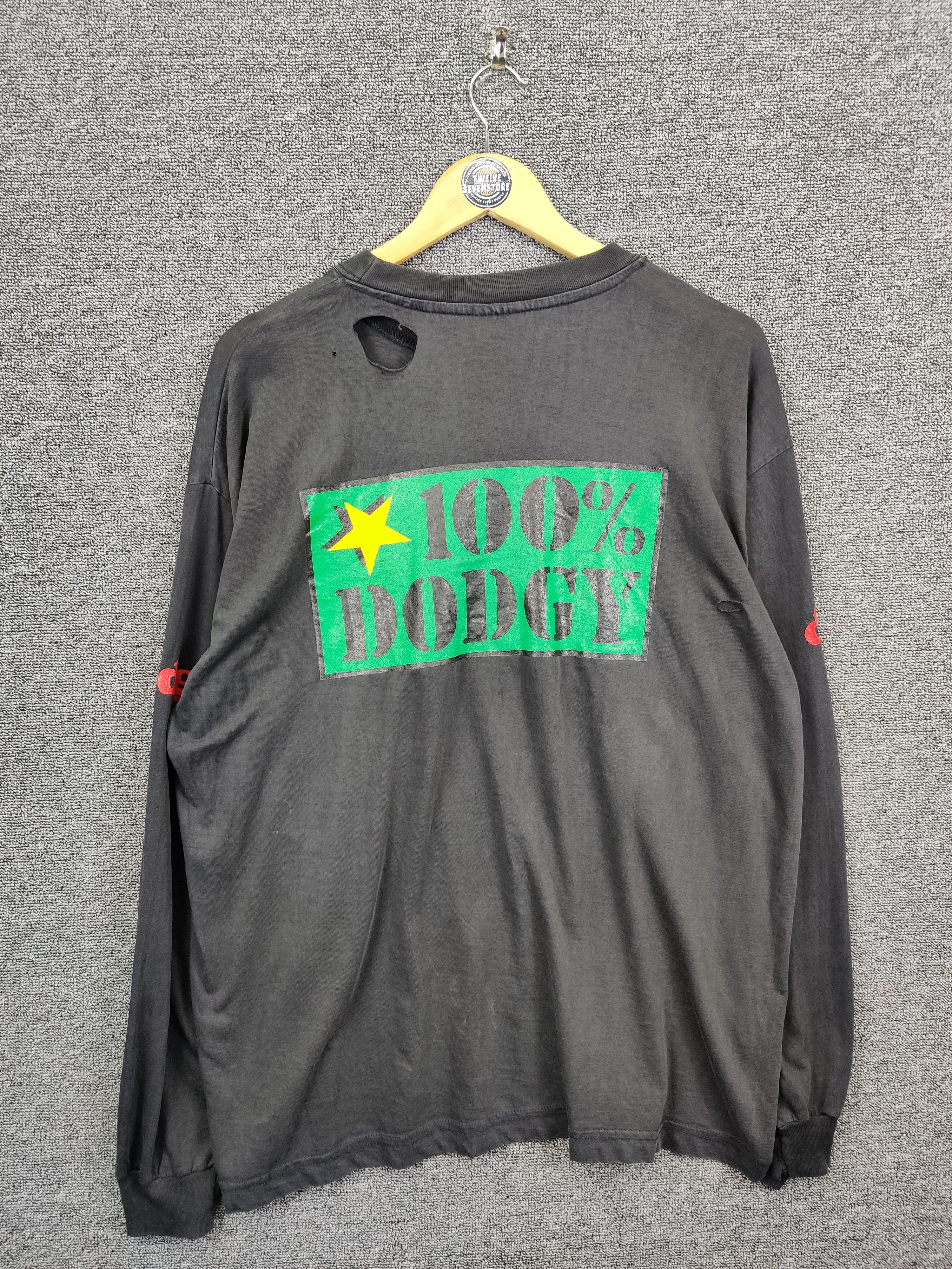 Band Tees Vintage Thrashed Dodgy Distressed Britpop Long Sleeve Tshirt Size US XL / EU 56 / 4 - 6 Thumbnail