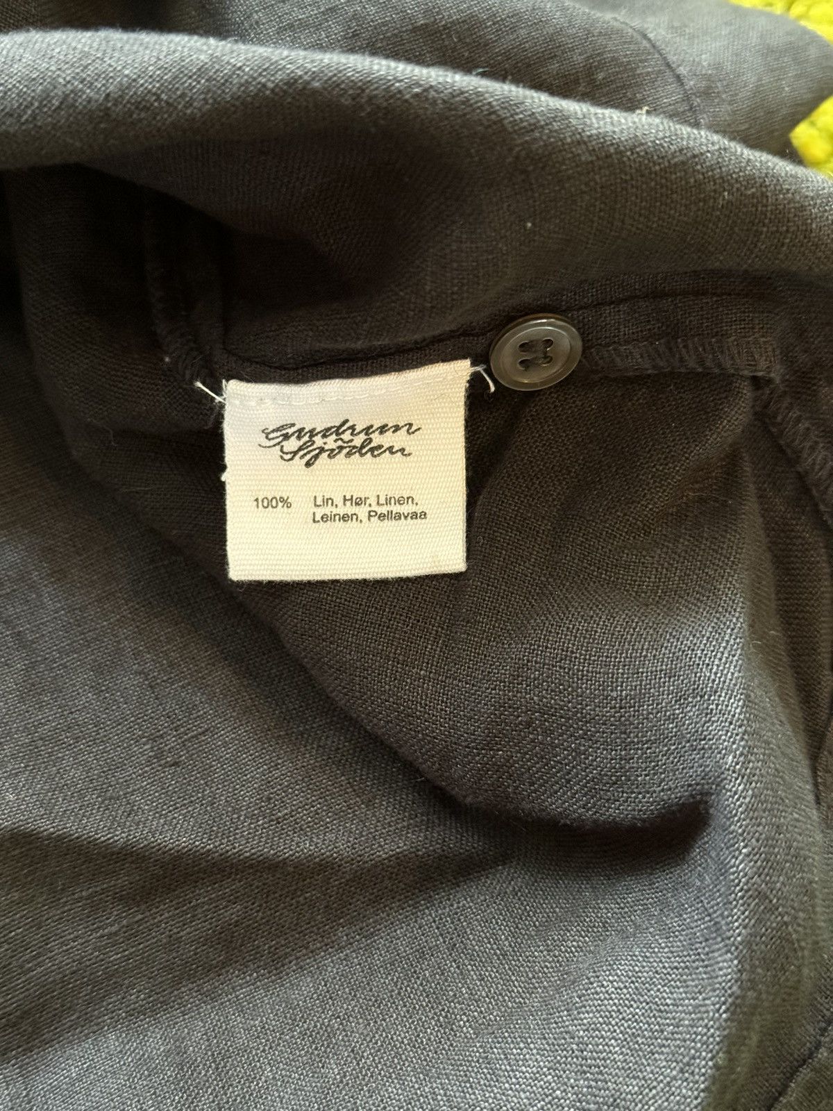 Designer Gudrun Sjoden 100% linen avant garde skirt Size 28" / US 6 / IT 42 - 5 Thumbnail