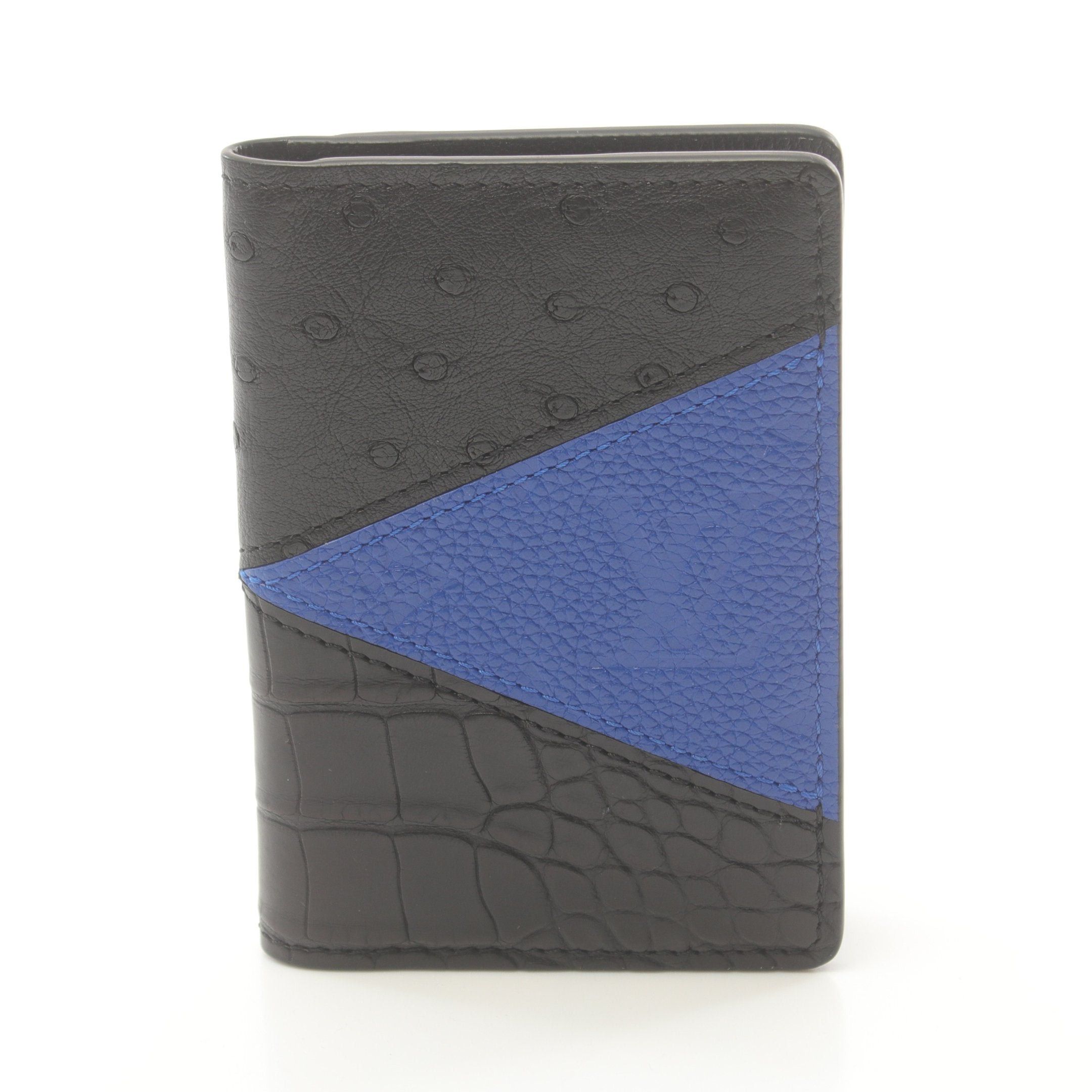Louis Vuitton Louis Vuitton Organizer De Posh Card Case Leather Black Blue Size ONE SIZE - 1 Thumbnail